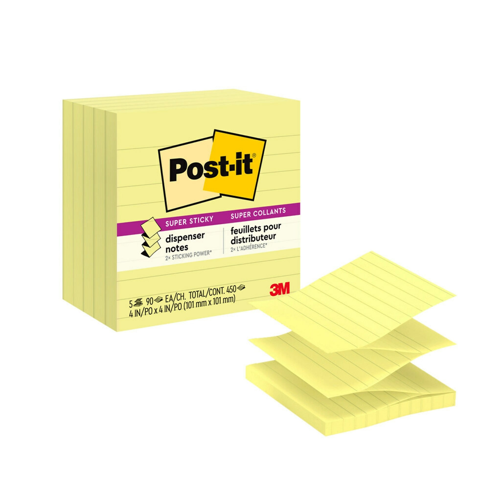 Post-it Super Sticky Pop-up Notes, 4