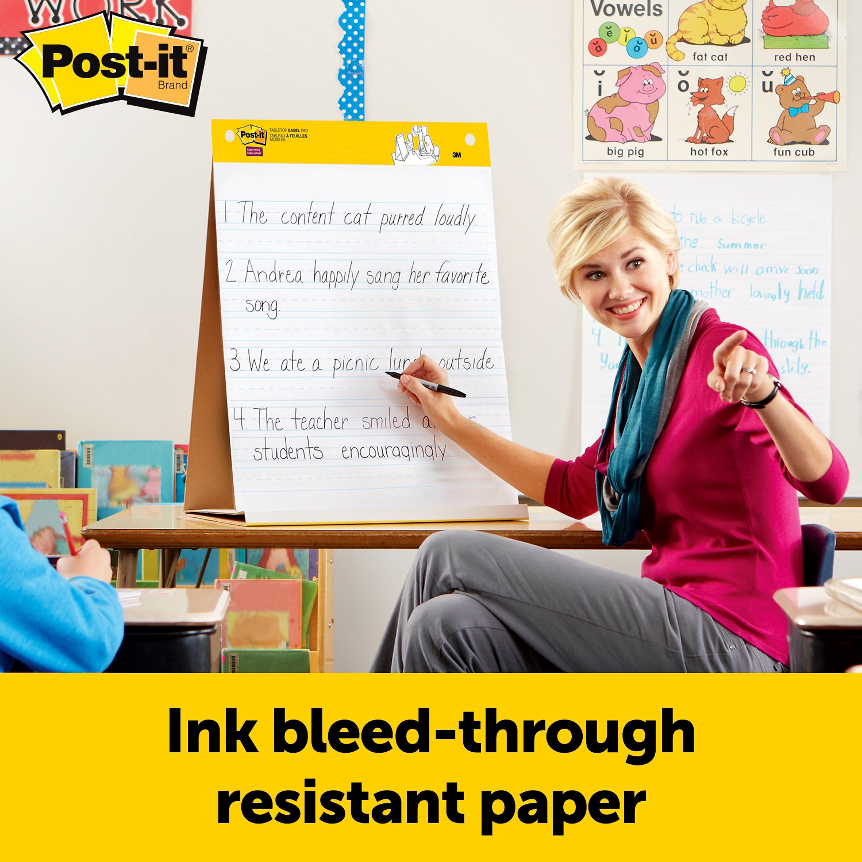 Post-it® Super Sticky Tabletop Easel Pad, 20