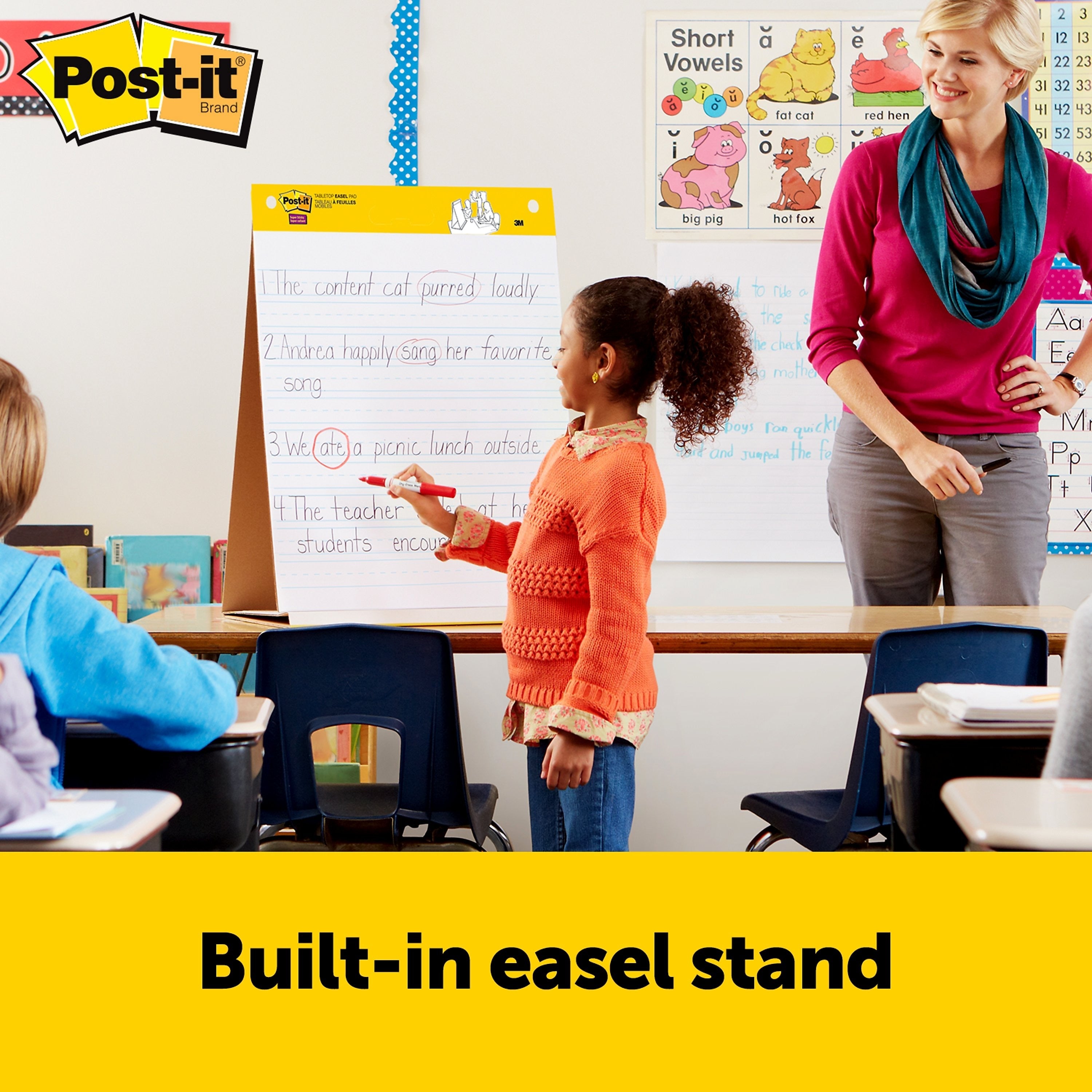 Post-it® Super Sticky Tabletop Easel Pad, 20