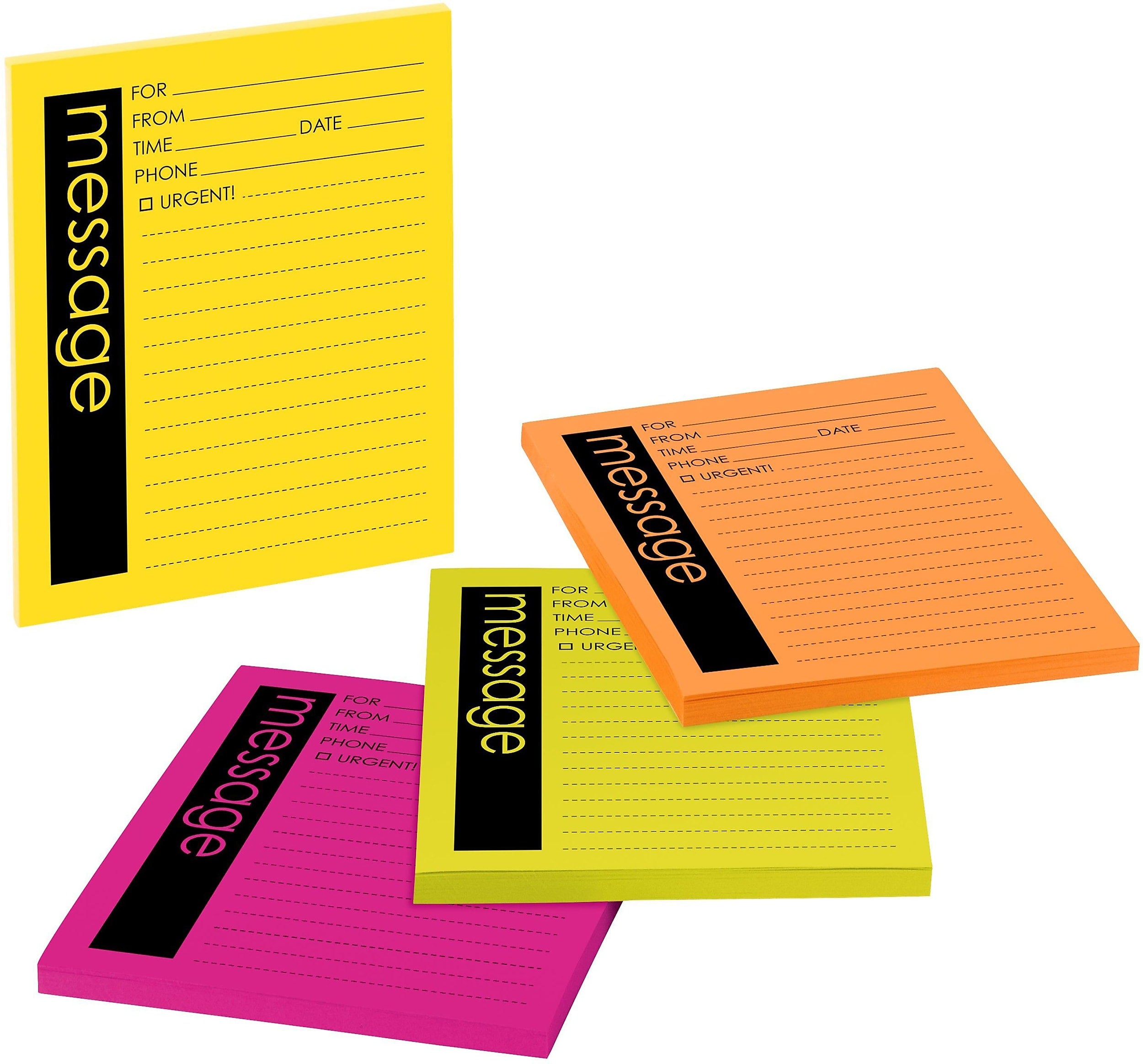 Post-it Super Sticky Telephone Message Notes, 4