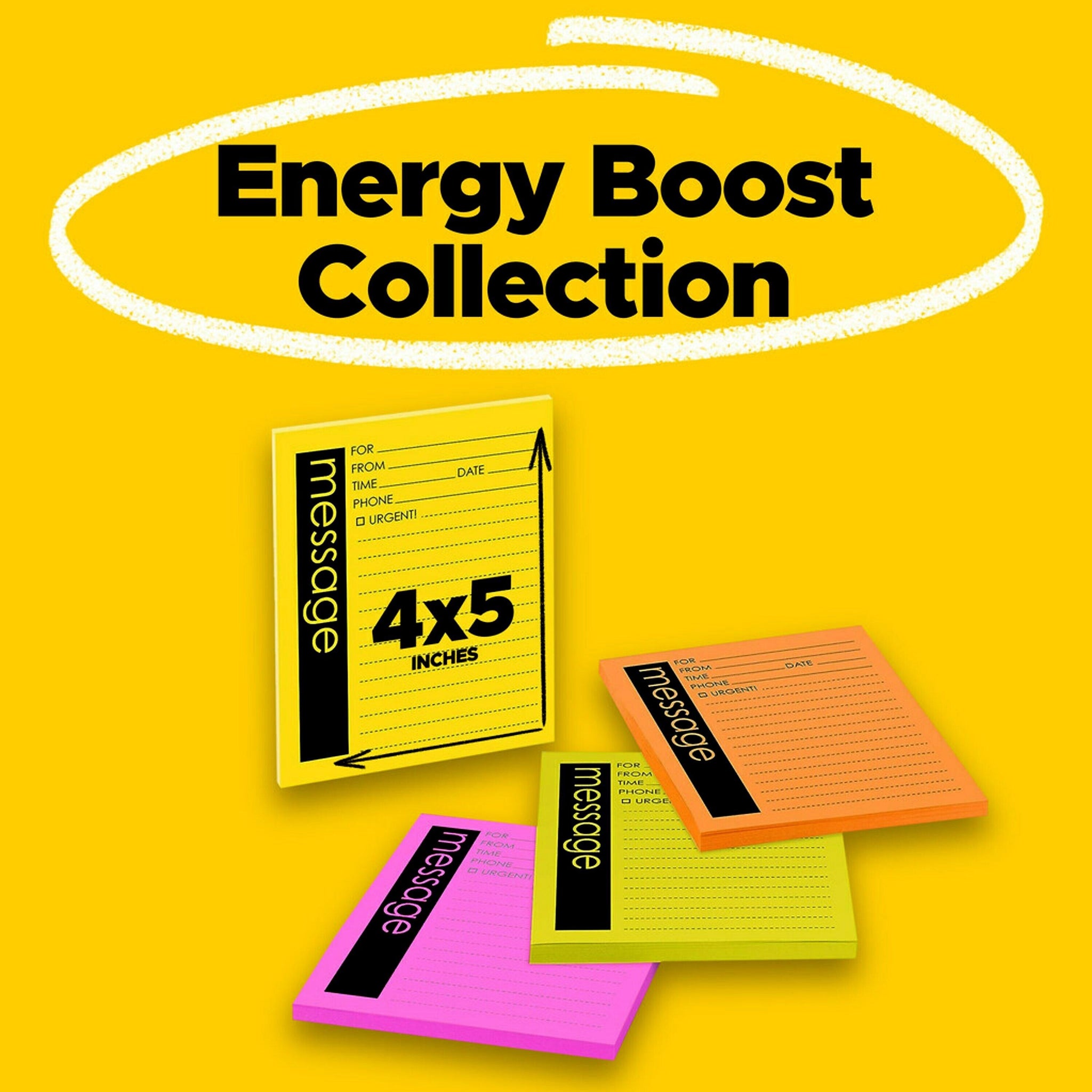 Post-it Super Sticky Telephone Message Pad, 4