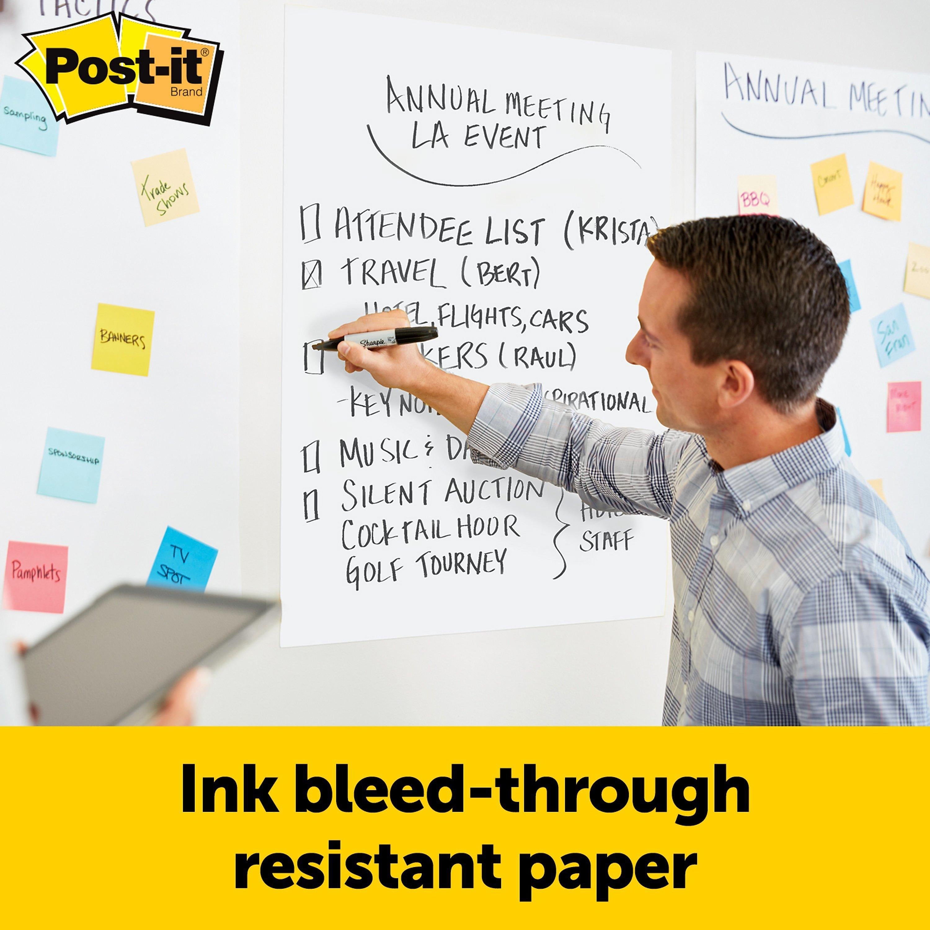 Post-it Super Sticky Wall Easel Pad, 20