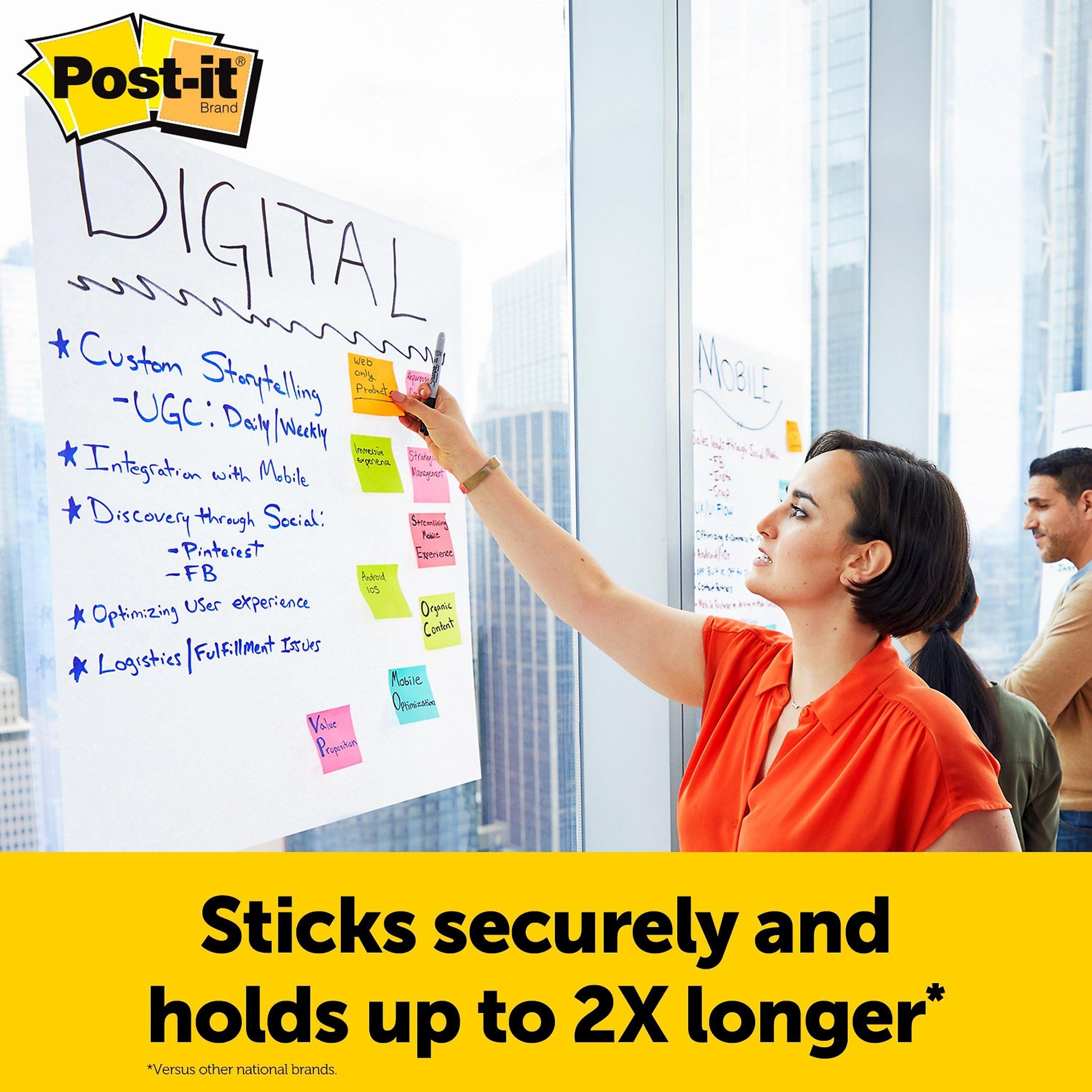 Post-it Super Sticky Wall Easel Pad, 20
