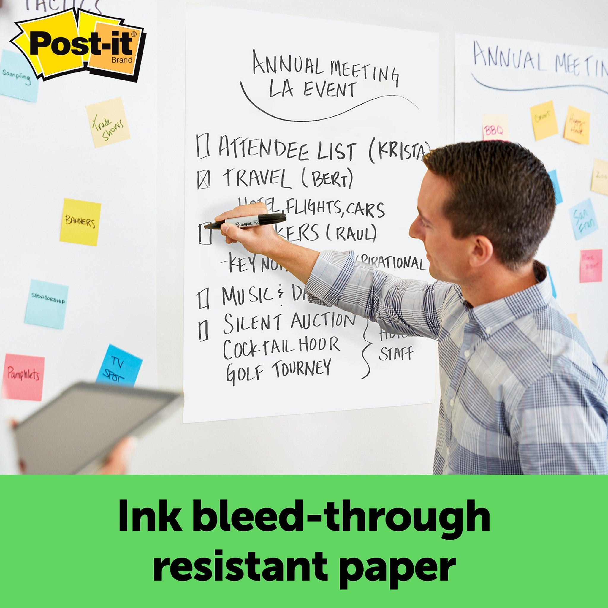 Post-it Super Sticky Wall Easel Pad, 25