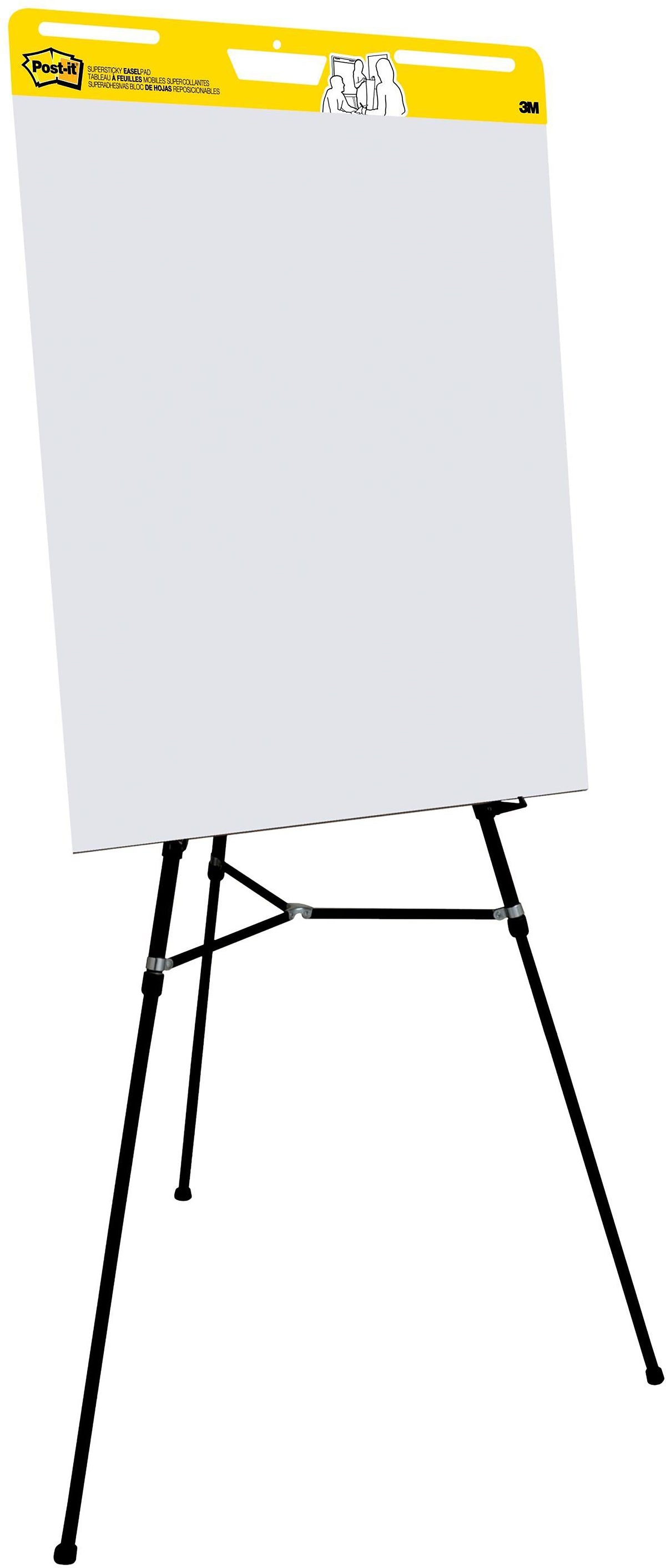 Post-it Super Sticky Wall Easel Pad, 25" x 30", Grid Lined, 30 Sheets/Pad, 6 Pads/Pack