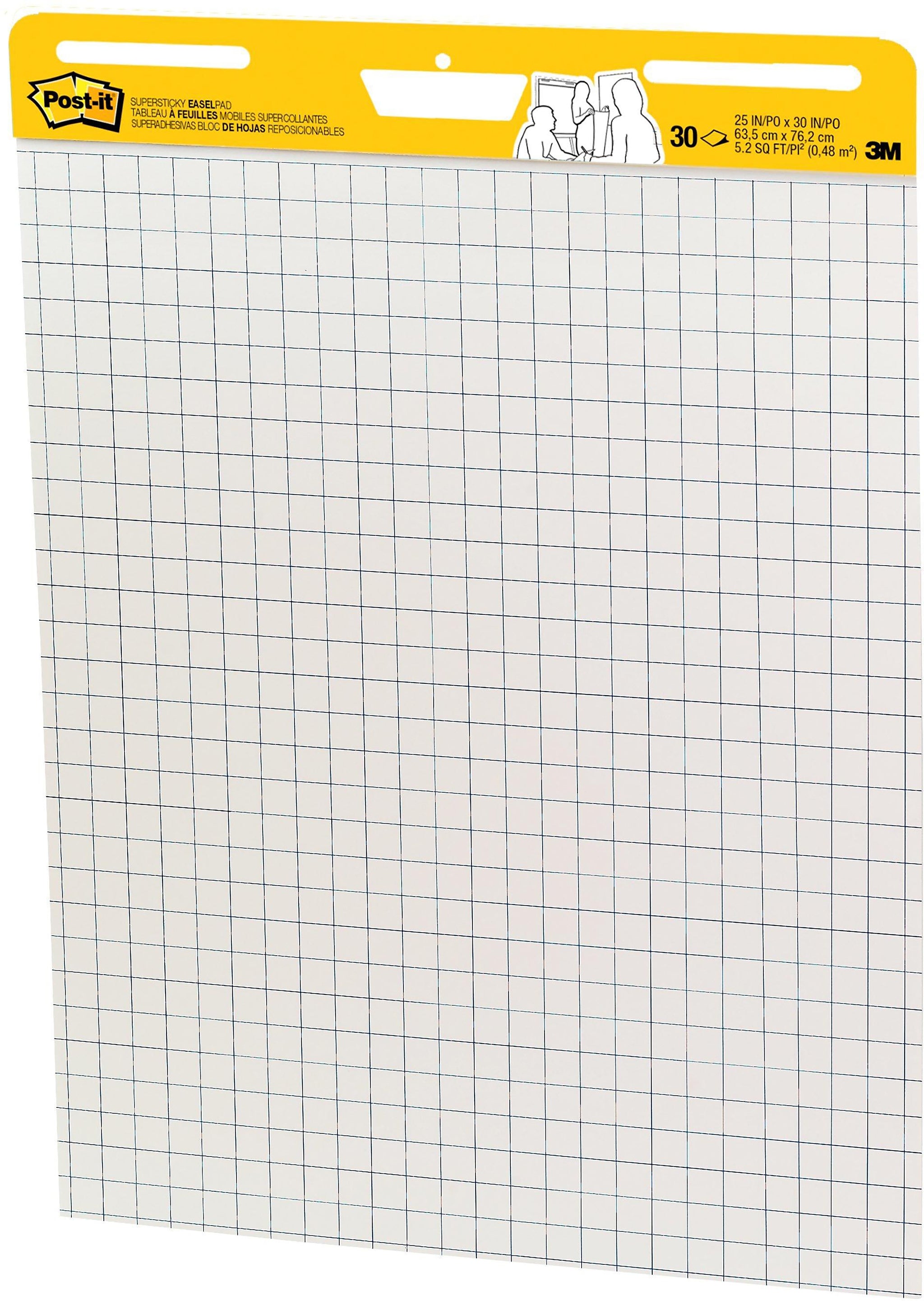 Post-it Super Sticky Wall Easel Pad, 25
