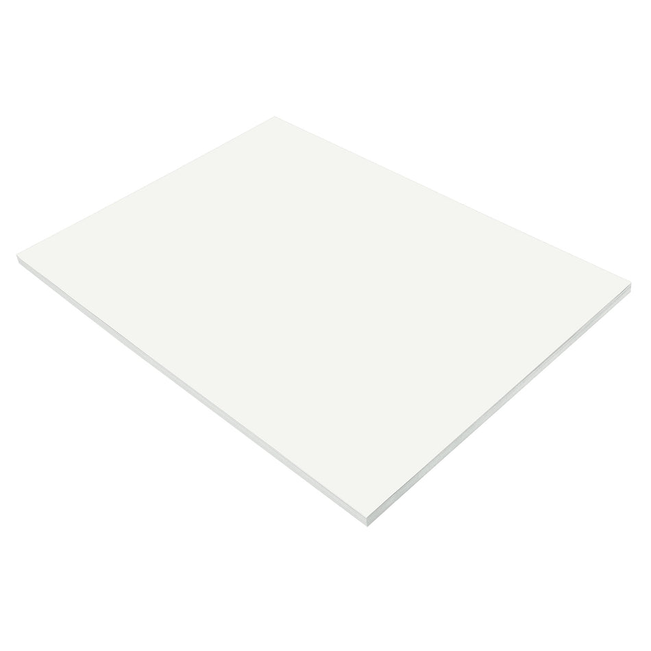 Prang Construction Paper, 18" x 24", White, 50 Sheets/Pack