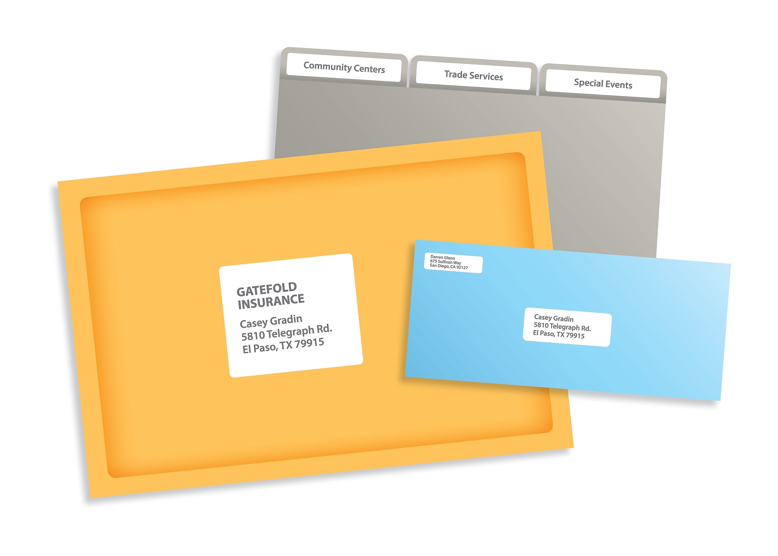 PRES-a-ply Laser/Inkjet Address Labels, 1