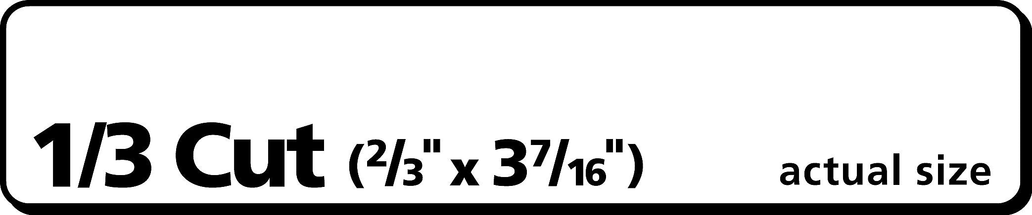 Pres-a-ply Laser/Inkjet File Folder Labels, 2/3