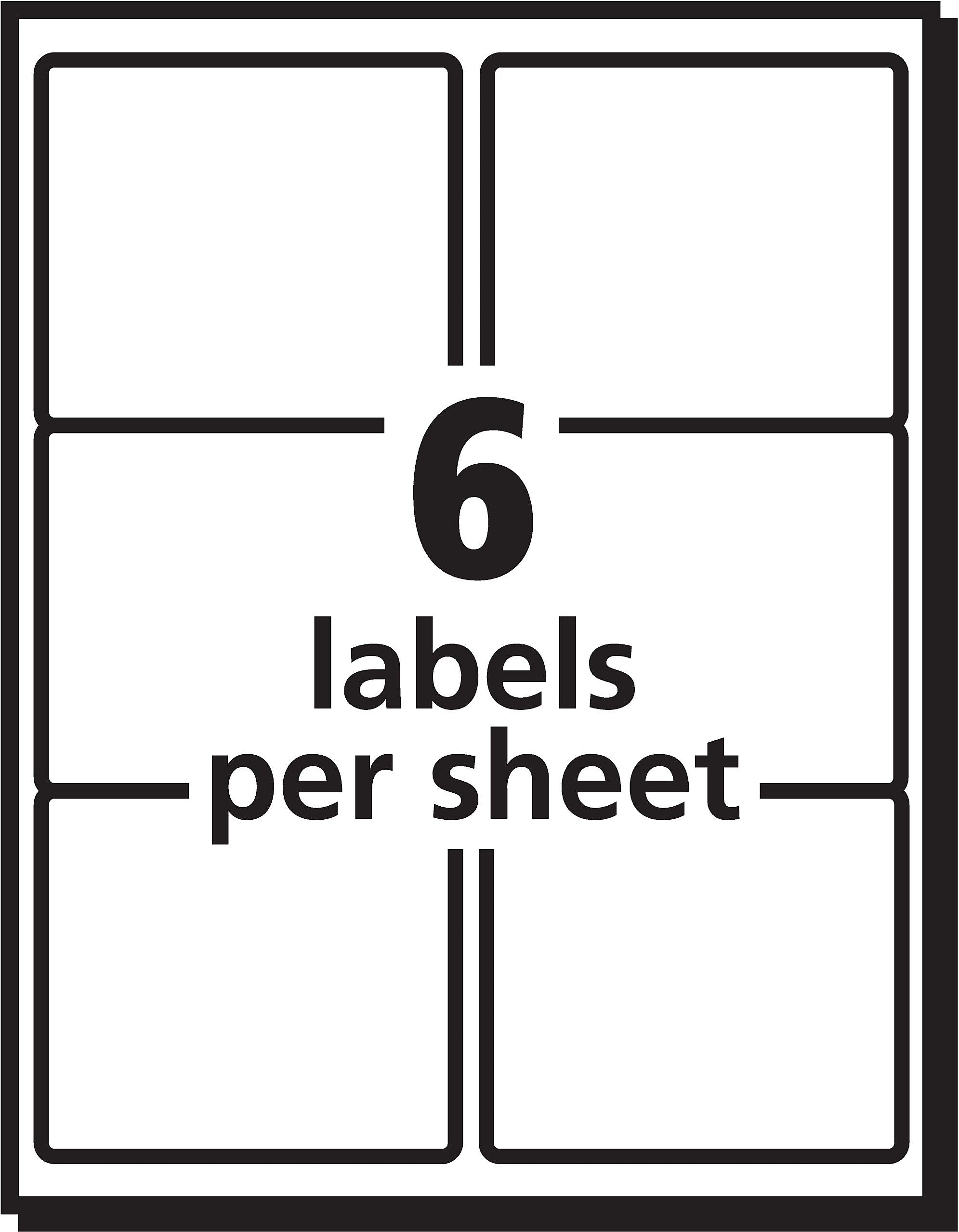 PRES-a-ply Laser/Inkjet Shipping Labels, 3-1/3