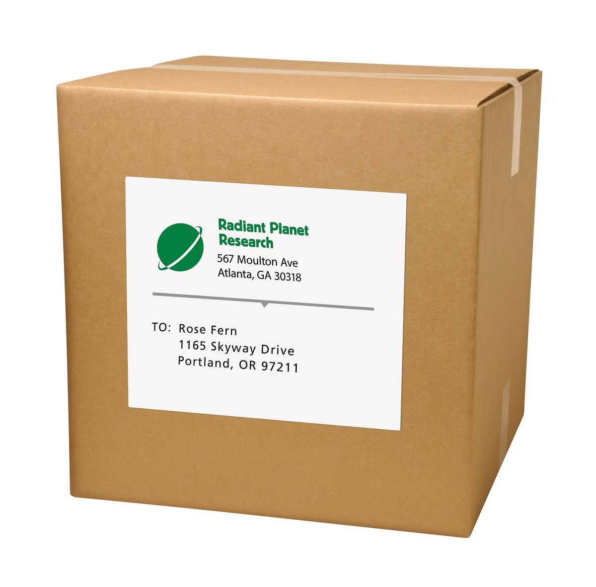 PRES-a-ply Laser/Inkjet Shipping Labels, 8-1/2" x 11", White, 1 Label/Sheet, 100 Sheets/Box