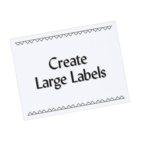 PRES-a-ply Laser/Inkjet Shipping Labels, 8-1/2" x 11", White, 1 Label/Sheet, 100 Sheets/Box