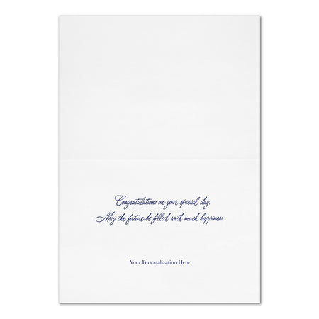 "Prestigious Tribute" Congratulations Card w/ Unlined White Envelope, 250/BX