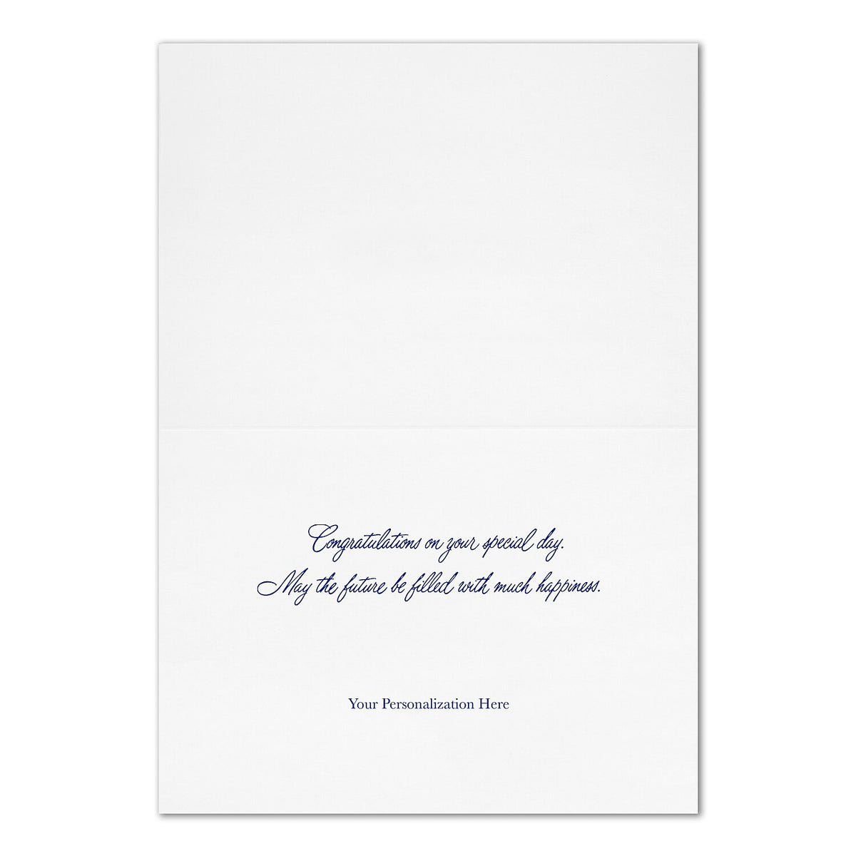 "Prestigious Tribute" Congratulations Card w/ Unlined White Envelope, 25/BX