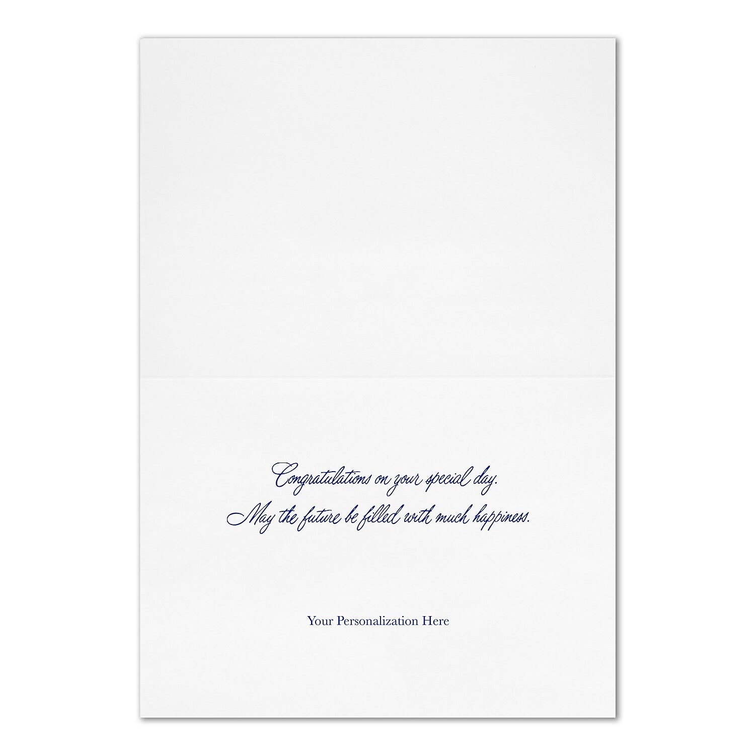 "Prestigious Tribute" Congratulations Card w/ Unlined White Envelope, 25/BX