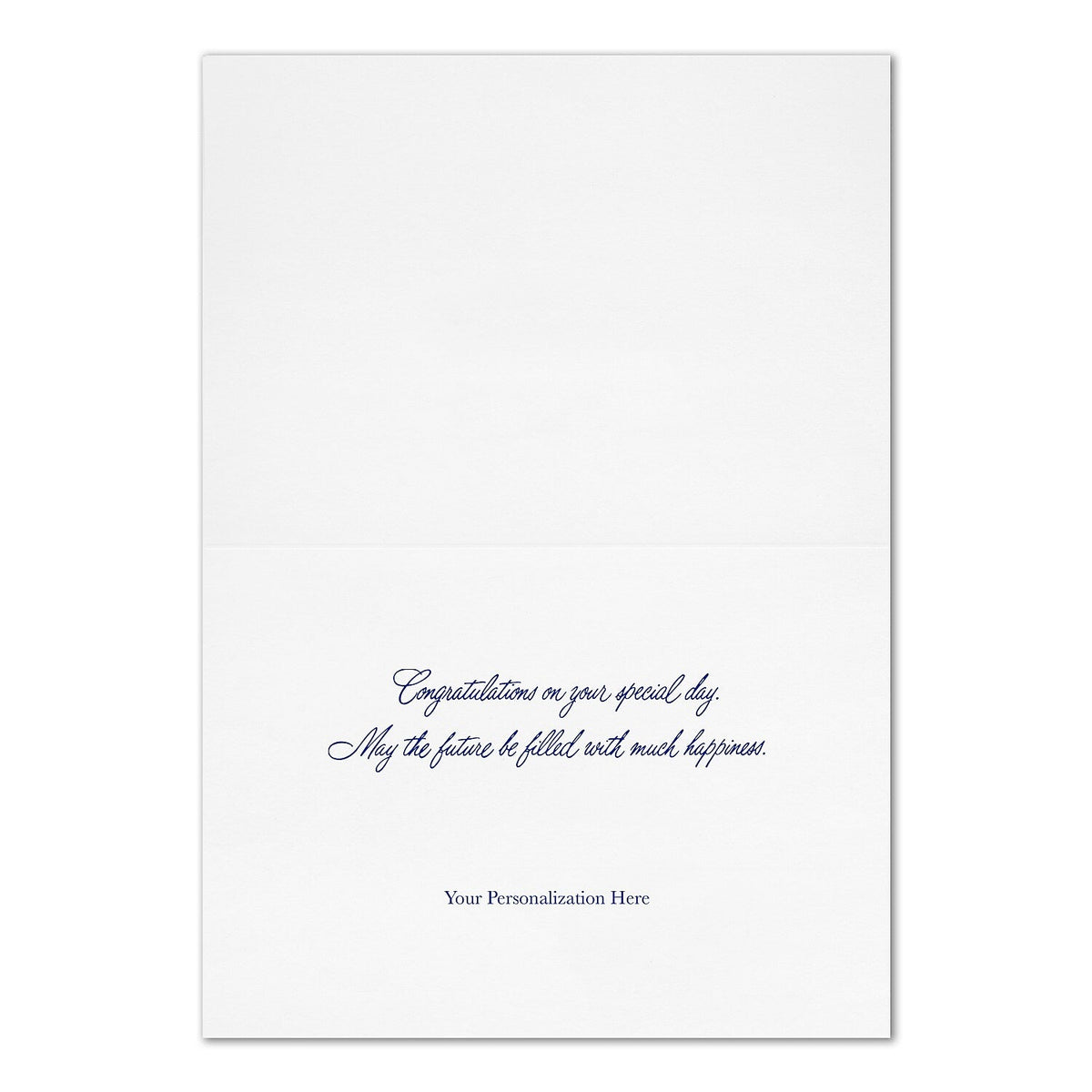 "Prestigious Tribute" Congratulations Card w/ Unlined White Envelope, 25/BX