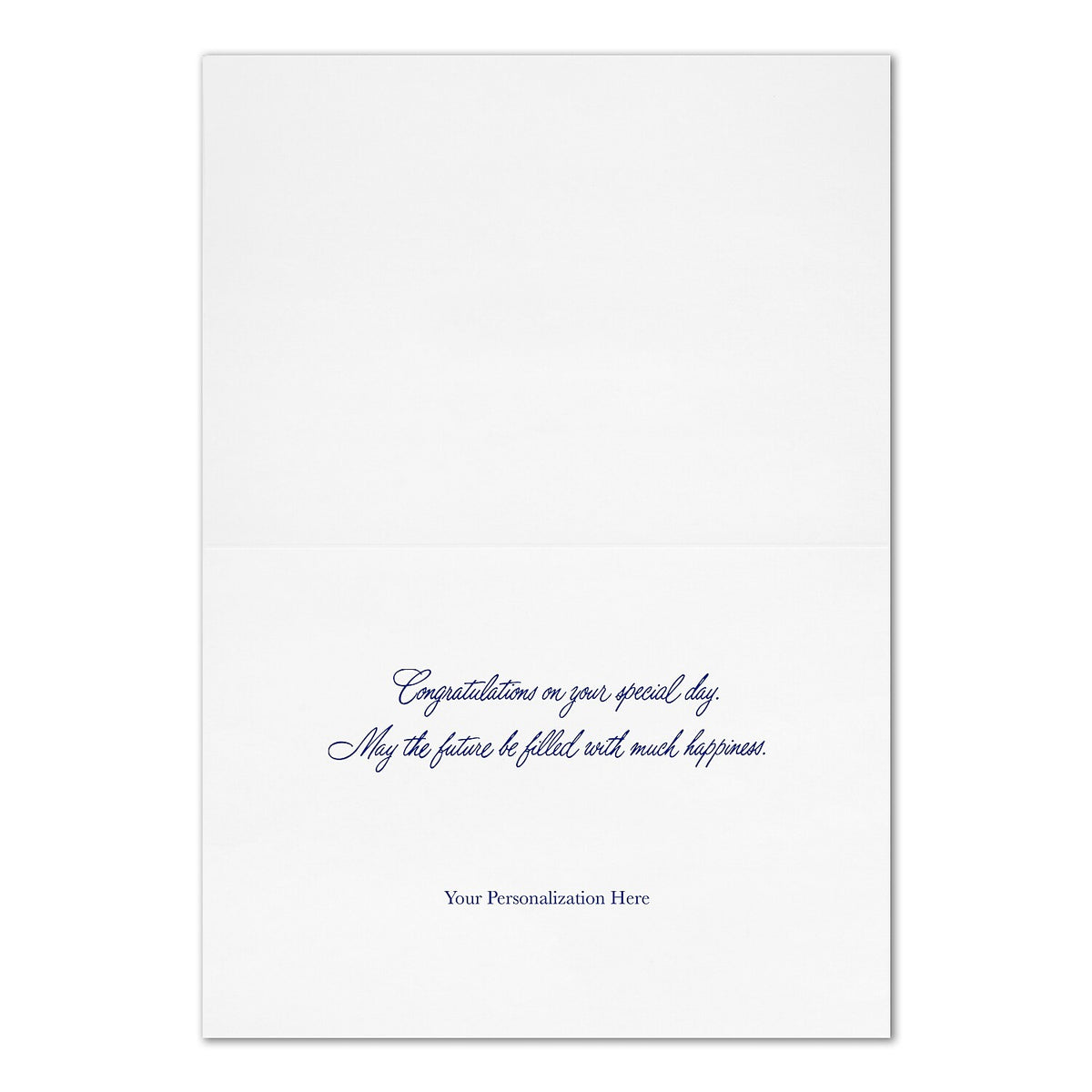"Prestigious Tribute" Congratulations Card w/ Unlined White Envelope, 50/BX