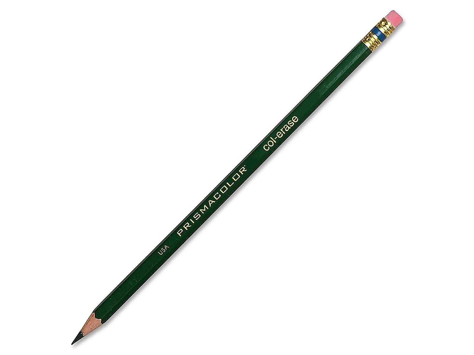 Prismacolor Premier Col-Erase Colored Pencils, Green, Dozen