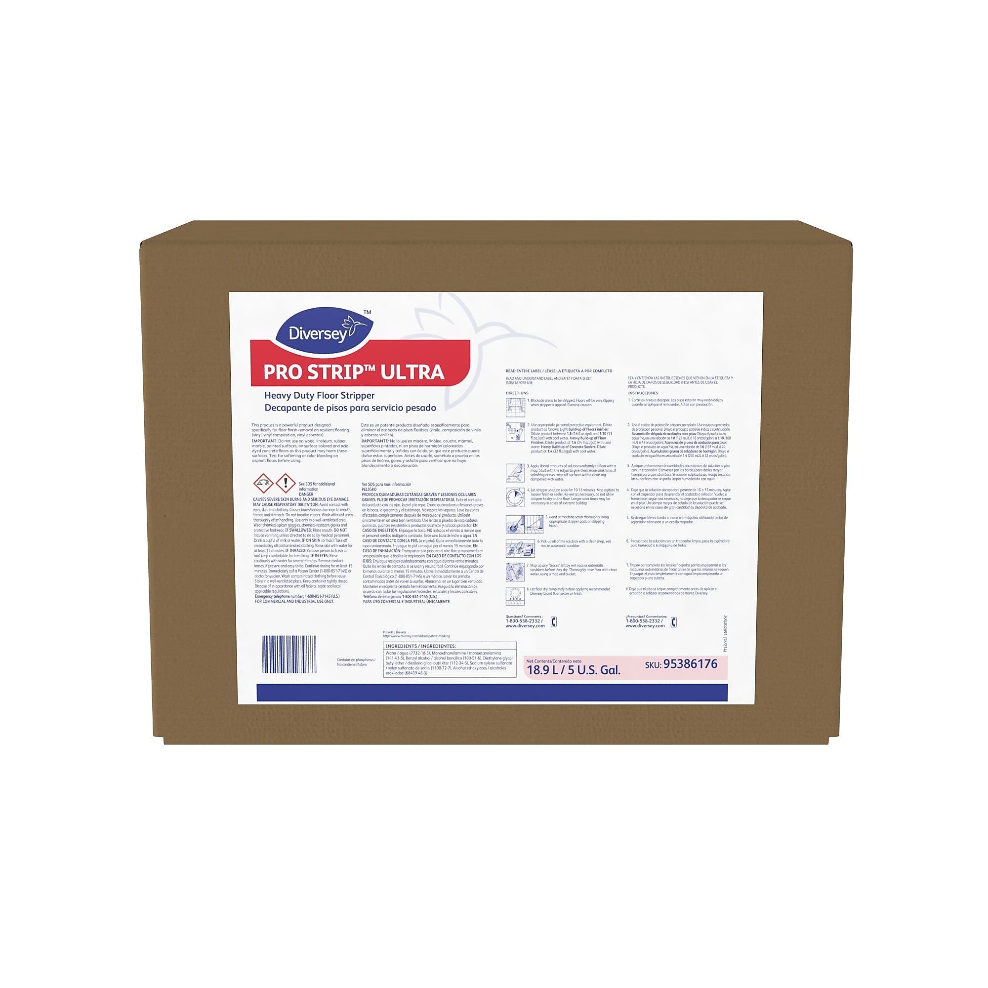Pro Strip ULTRA Heavy Duty Floor Stripper, Cherry Almond, 640 oz.