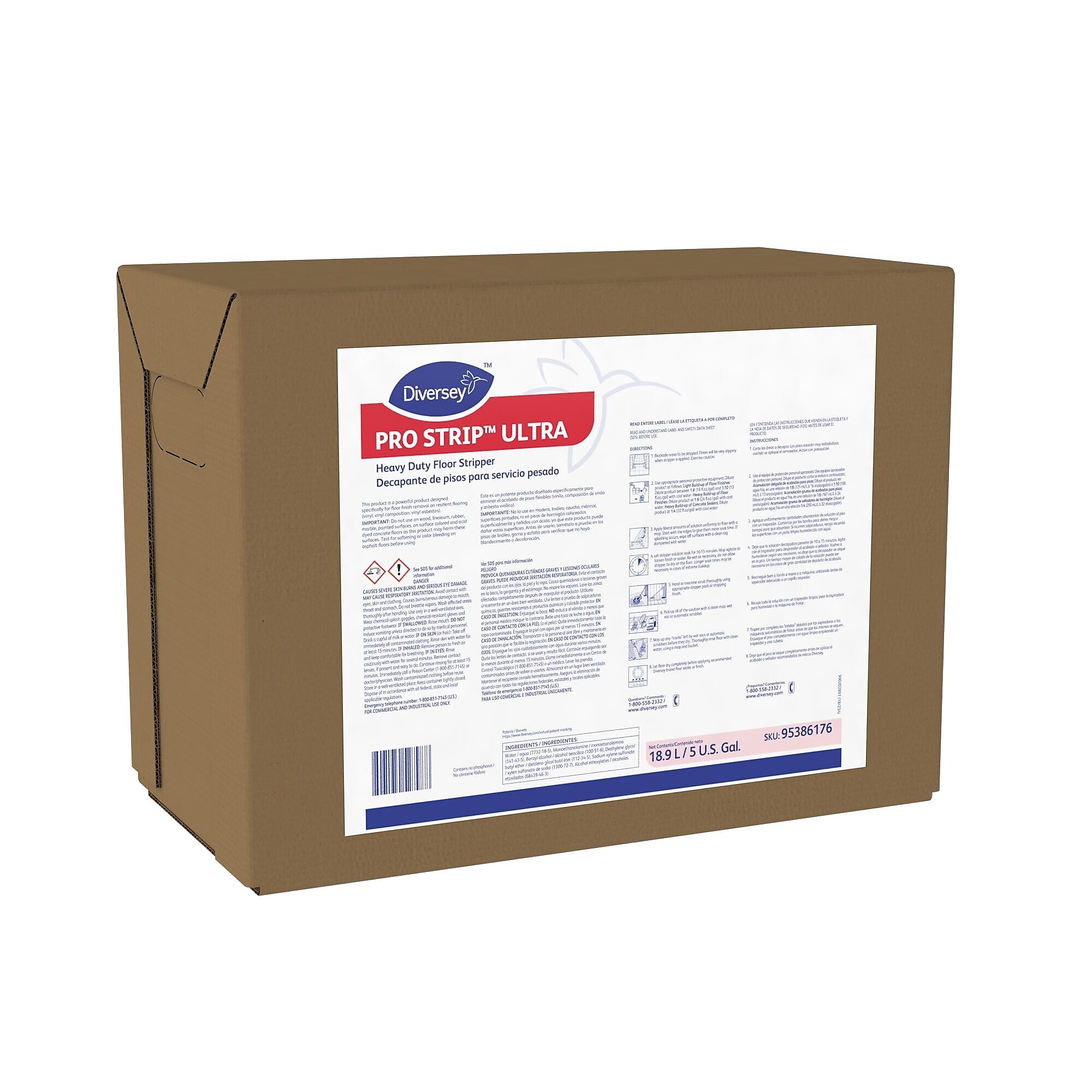 Pro Strip ULTRA Heavy Duty Floor Stripper, Cherry Almond, 640 oz.