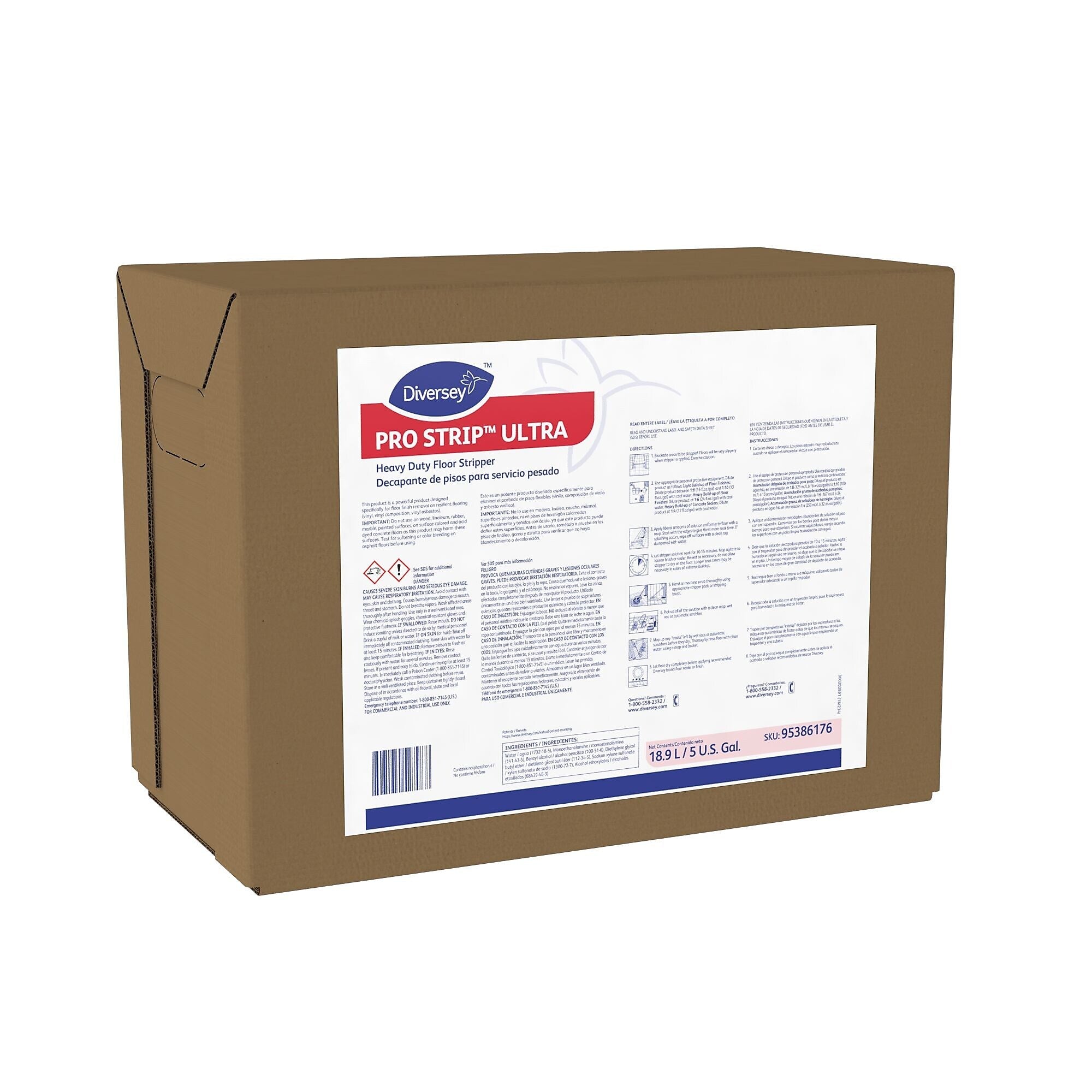 Pro Strip ULTRA Heavy Duty Floor Stripper, Cherry Almond, 640 oz.
