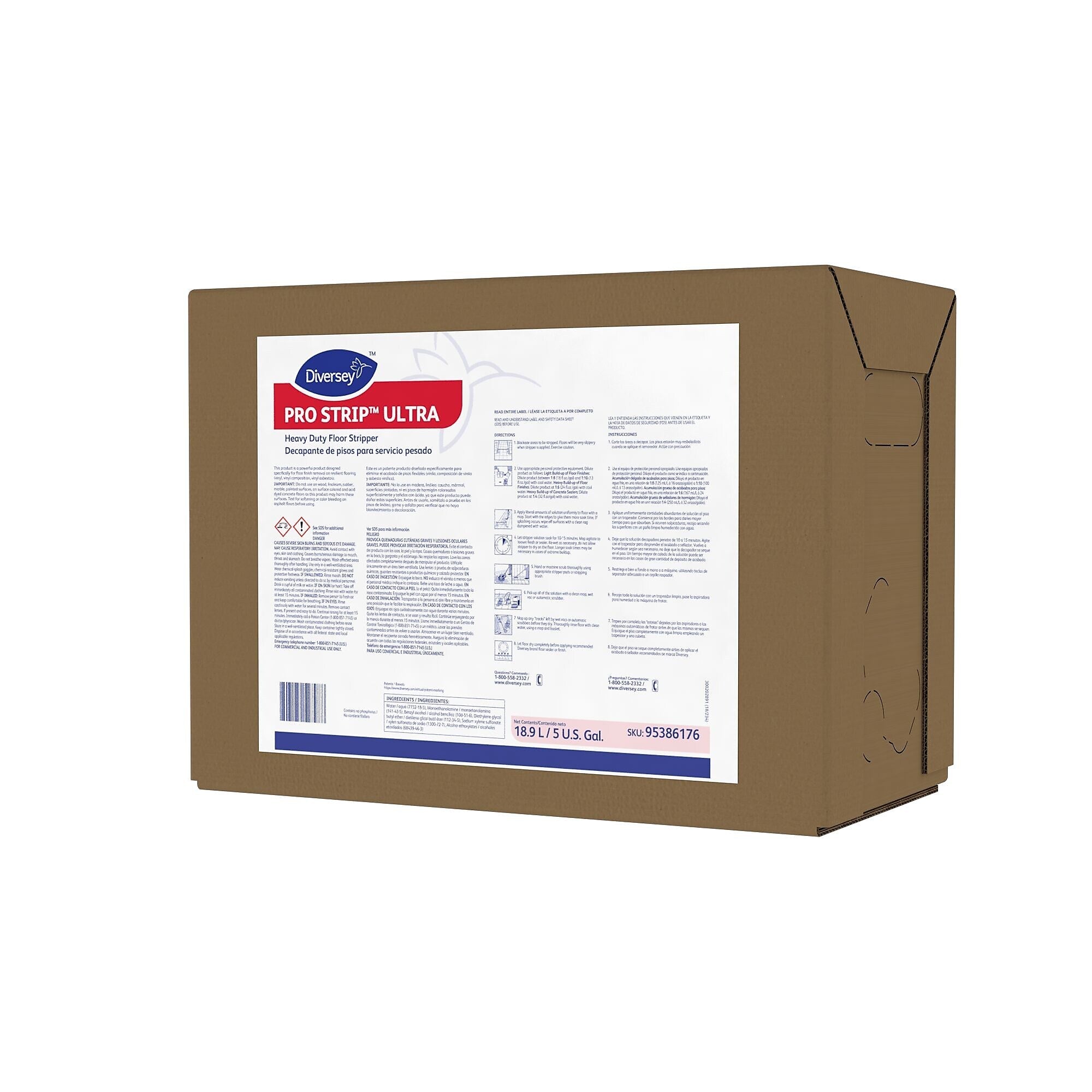 Pro Strip ULTRA Heavy Duty Floor Stripper, Cherry Almond, 640 oz.