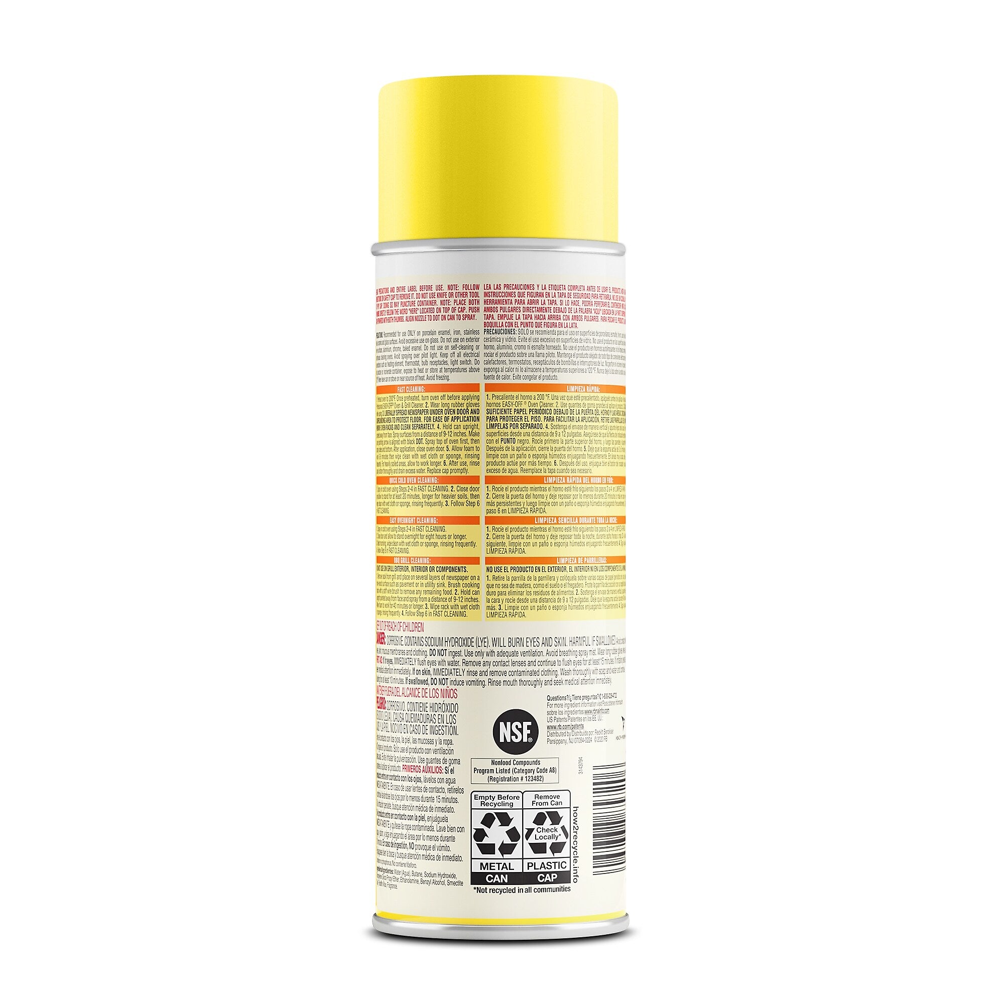 Professional Easy-Off Heavy-Duty Oven & Grill Cleaner, Lemon, 24 Oz.