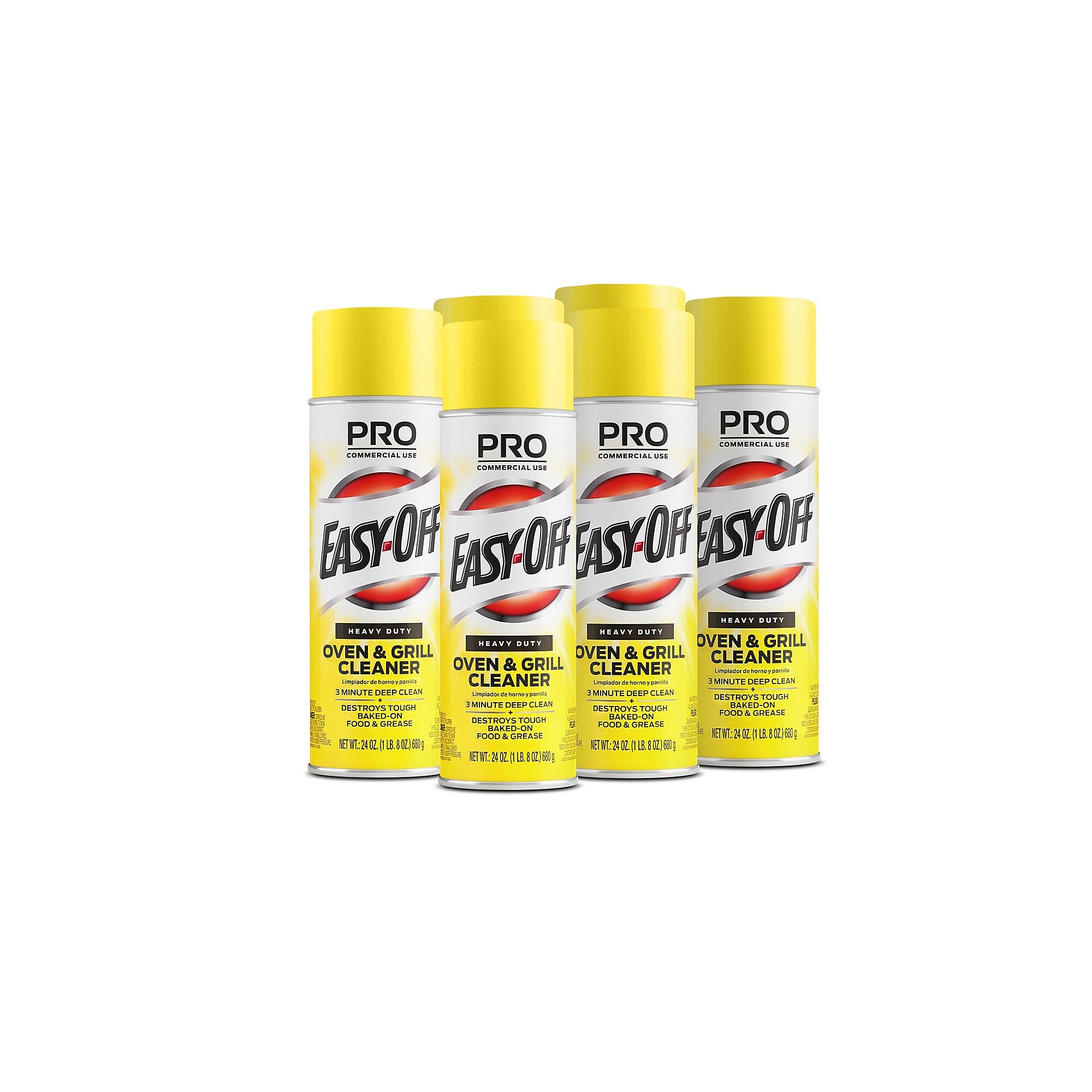 Professional Easy-Off Heavy-Duty Oven & Grill Cleaner, Lemon, 24 Oz.