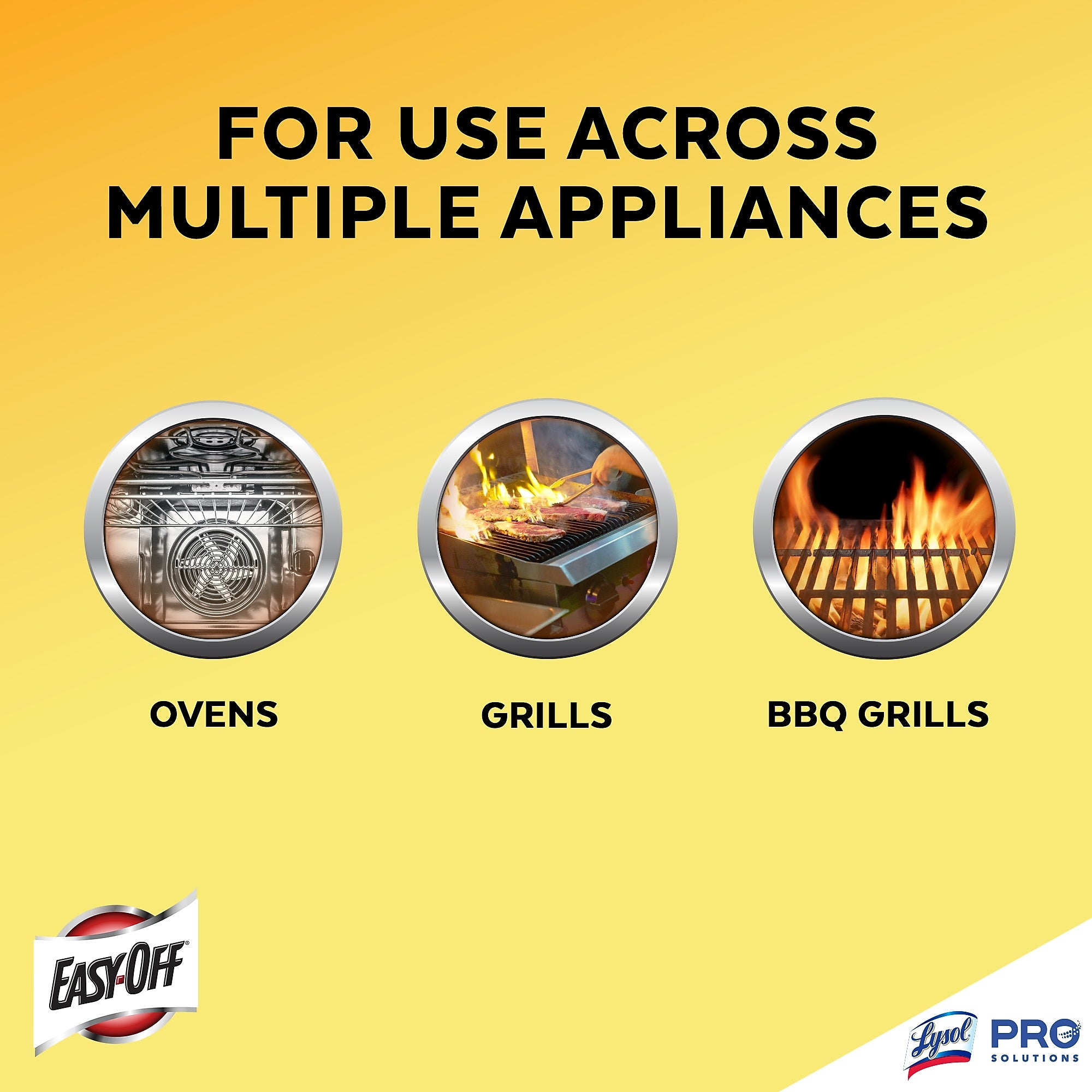 Professional Easy-Off Heavy-Duty Oven & Grill Cleaner, Lemon, 24 Oz.