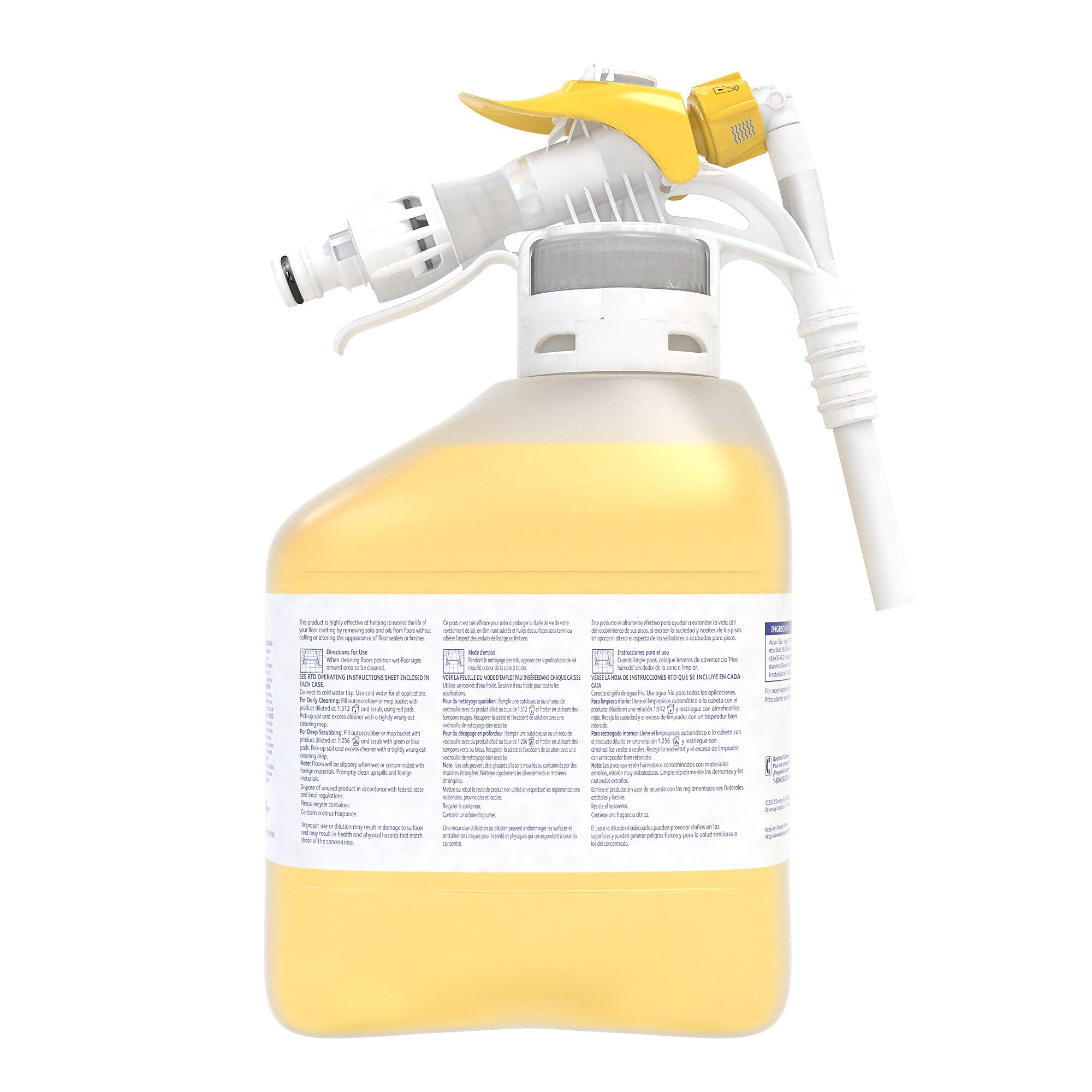 Prominence 66 Hard Floor Cleaner for Diversey RTD, Citrus Scent, 168.96oz.