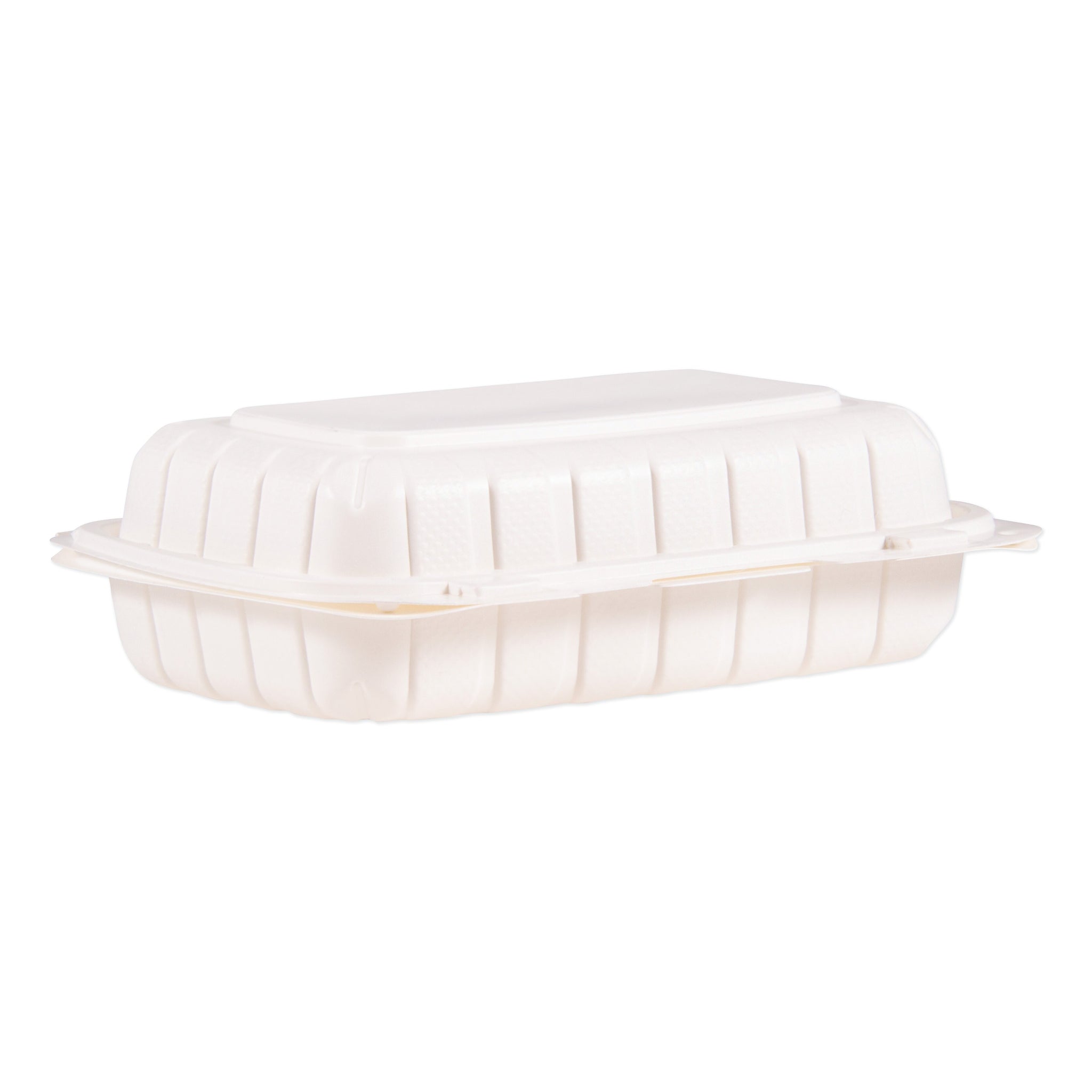 ProPlanet by Dart Hinged Lid Containers, Hoagie Container, 6.5 x 9 x 2.8, White, 200/Carton