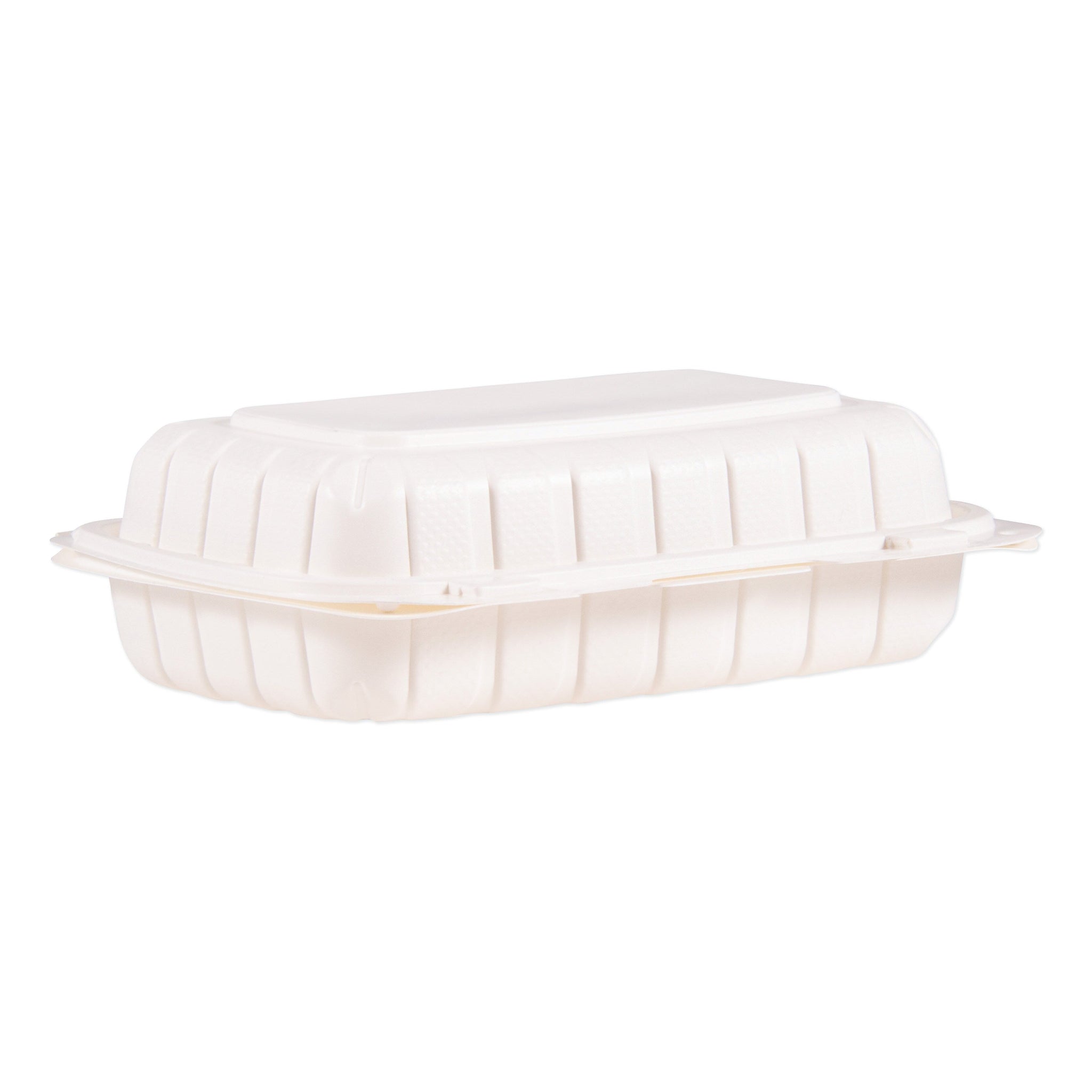 ProPlanet by Dart Hinged Lid Containers, Hoagie Container, 6.5 x 9 x 2.8, White, 200/Carton