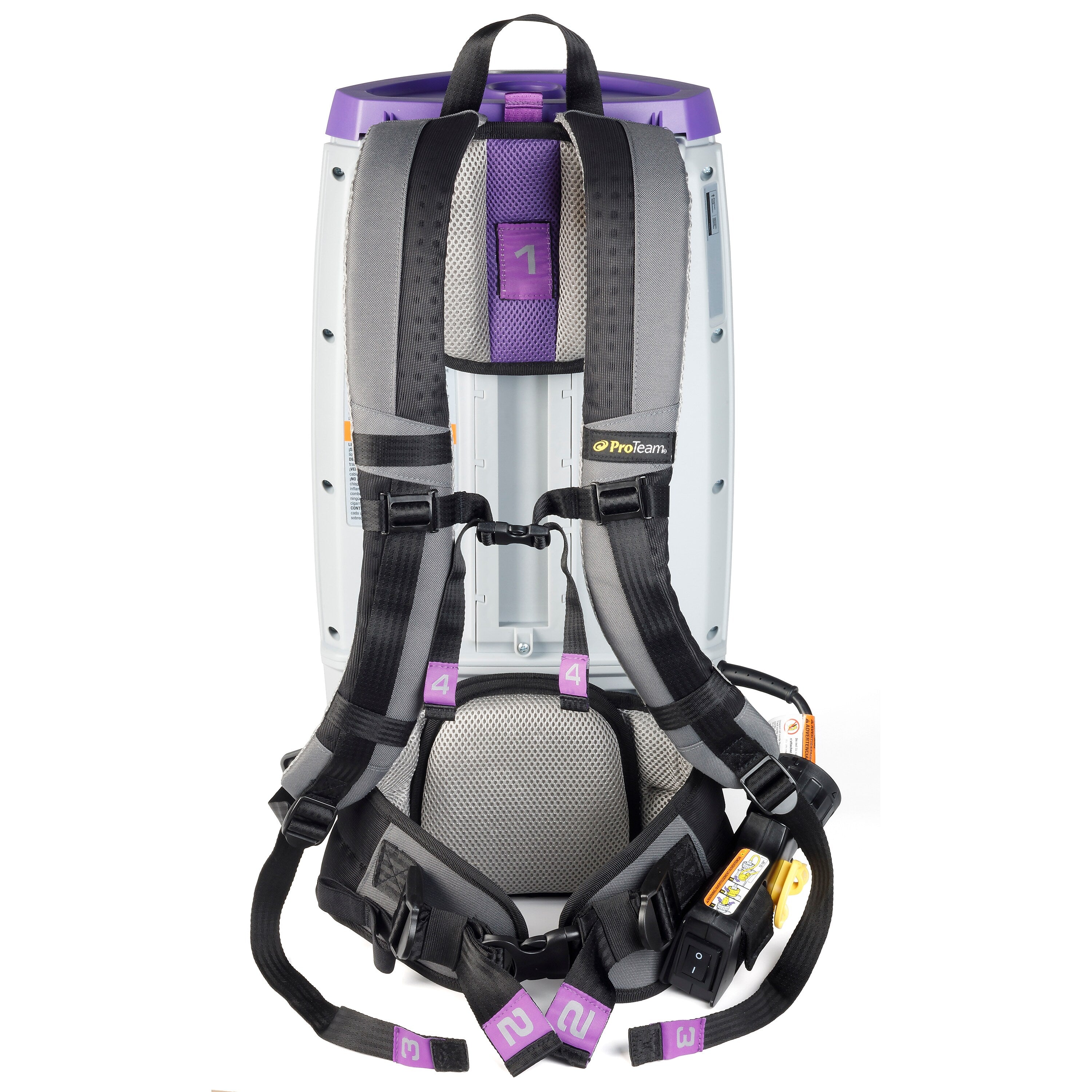 ProTeam GoFit 10 Backpack Vacuum with Xover Multi-Surface Telescoping Wand Tool Kit