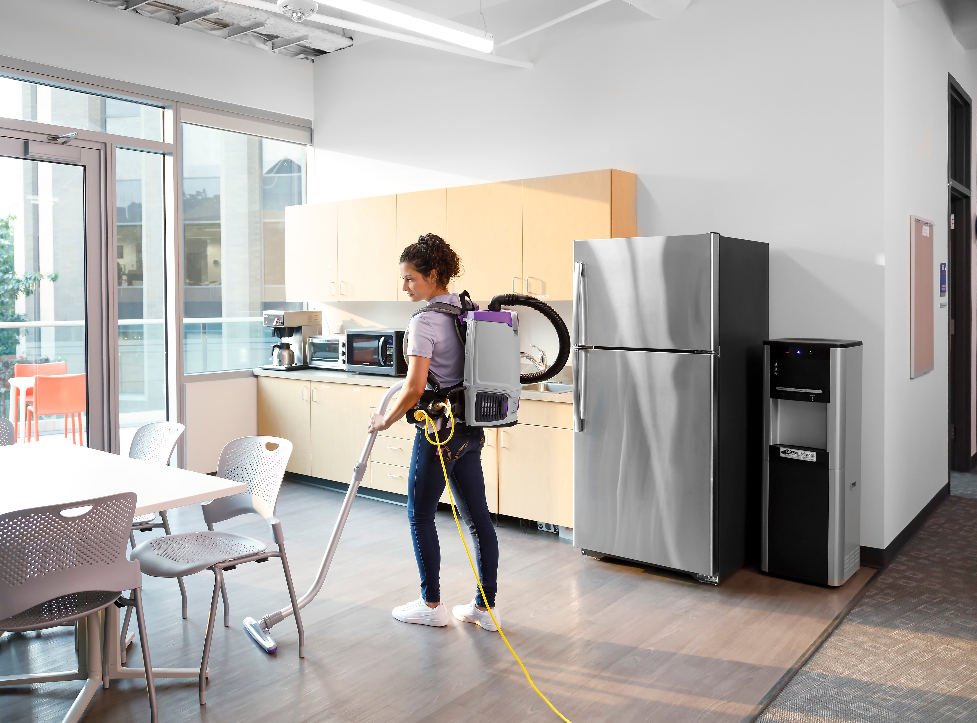 ProTeam GoFit 6 Backpack Vacuum with Xover Multi-Surface Telescoping Wand Tool Kit