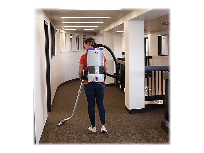 ProTeam GoFree Flex Pro II Cordless Backpack Vacuum, Gray/Purple