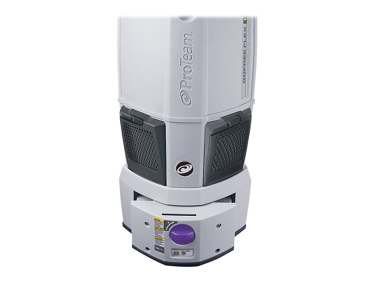 ProTeam GoFree Flex Pro II Cordless Backpack Vacuum, Gray/Purple