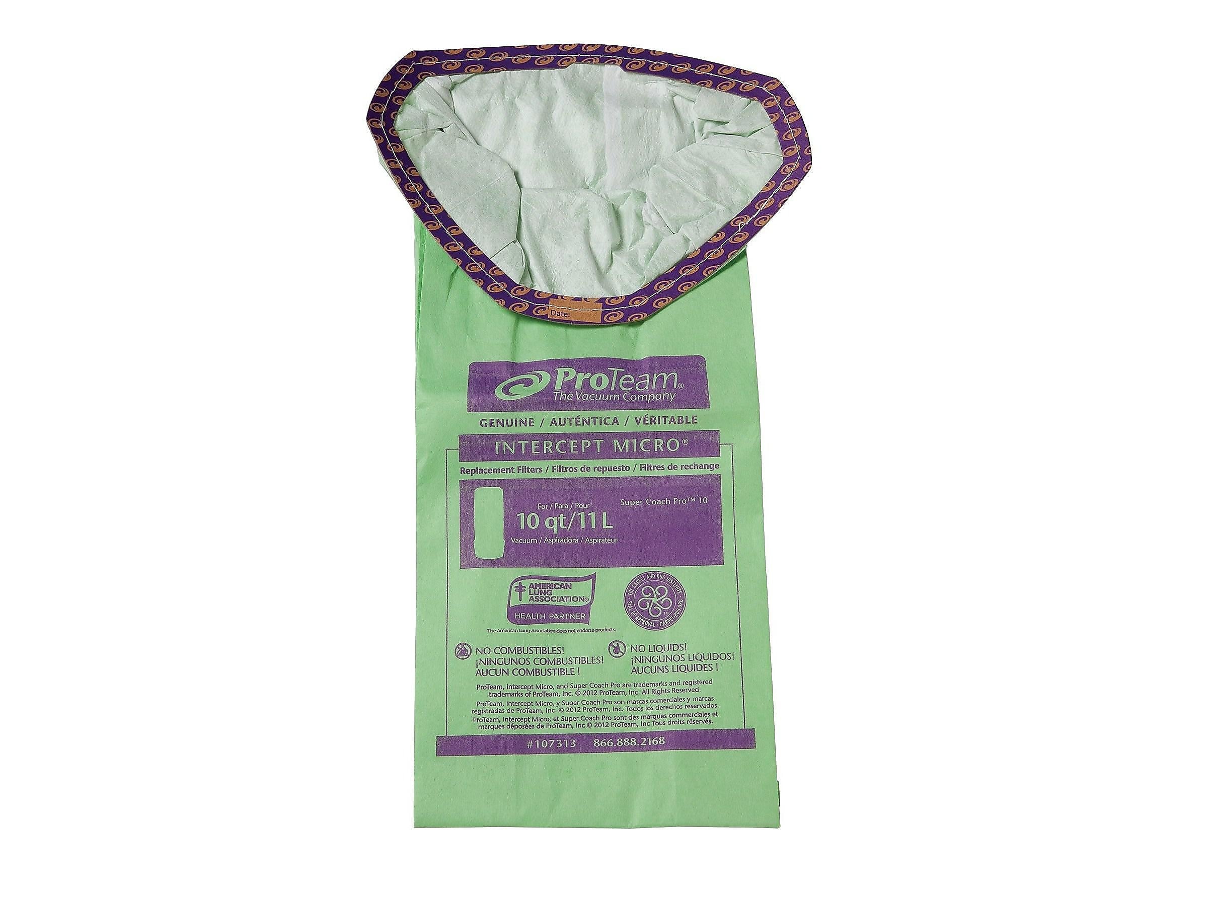 ProTeam Intercept Filters, Green/Purple, 10/pack