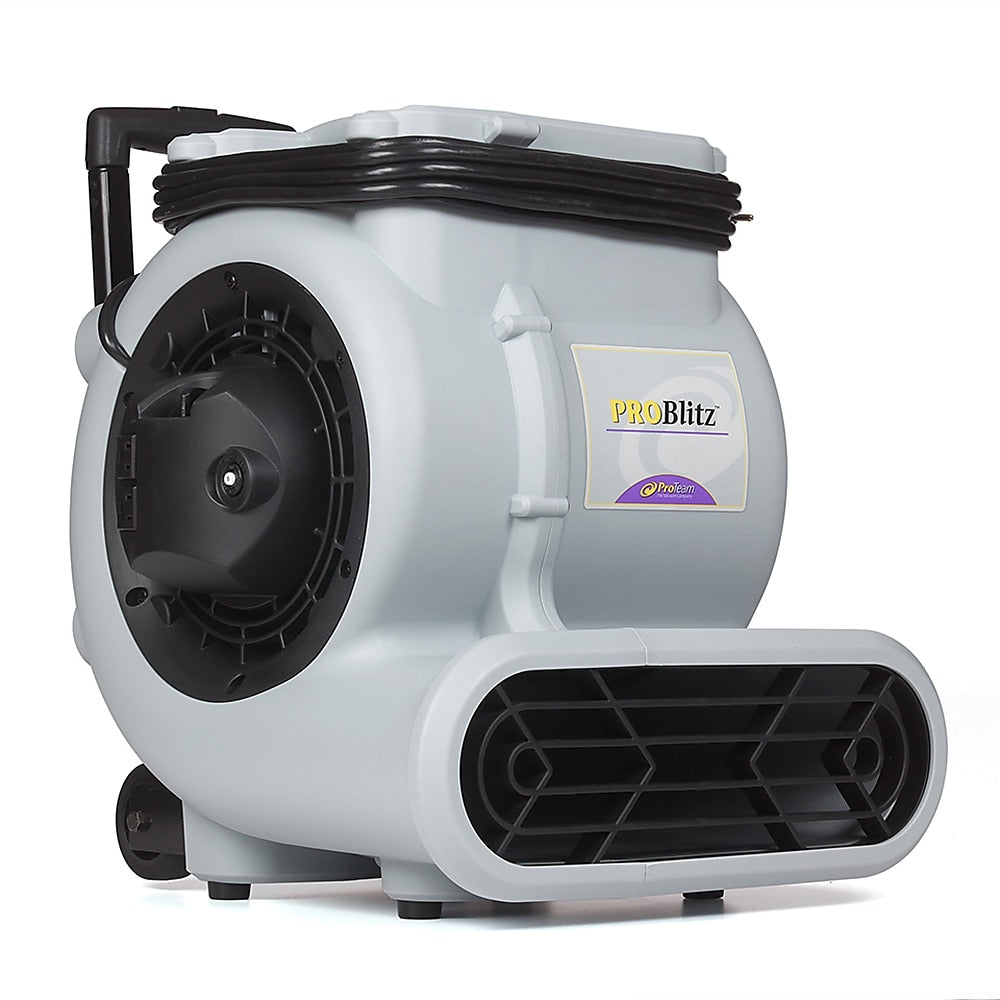 ProTeam ProBlitz XP AirMover Fan with Telescoping Handle and Daisy Chain, 3-Speed, Gray