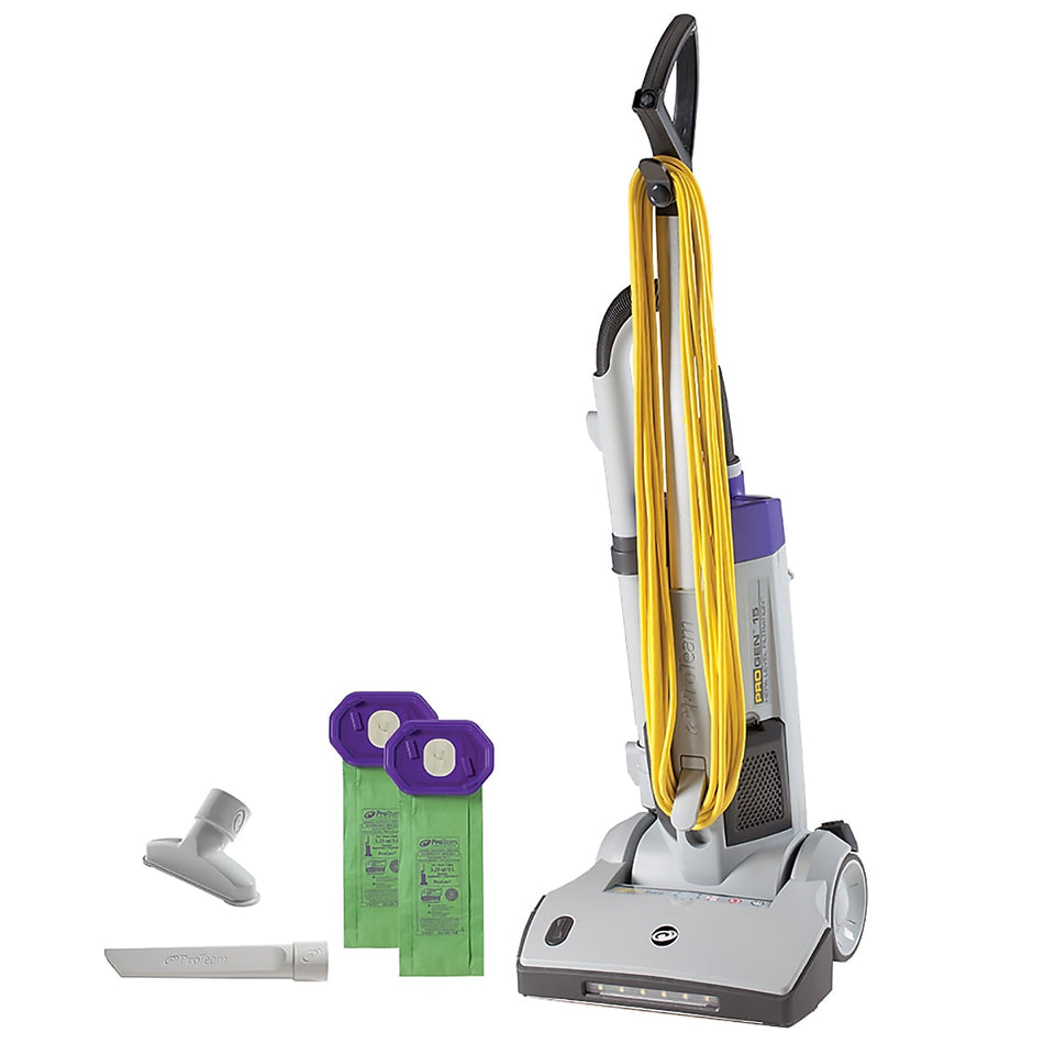 ProTeam ProGen 15 Upright Vacuum, Purple/Gray