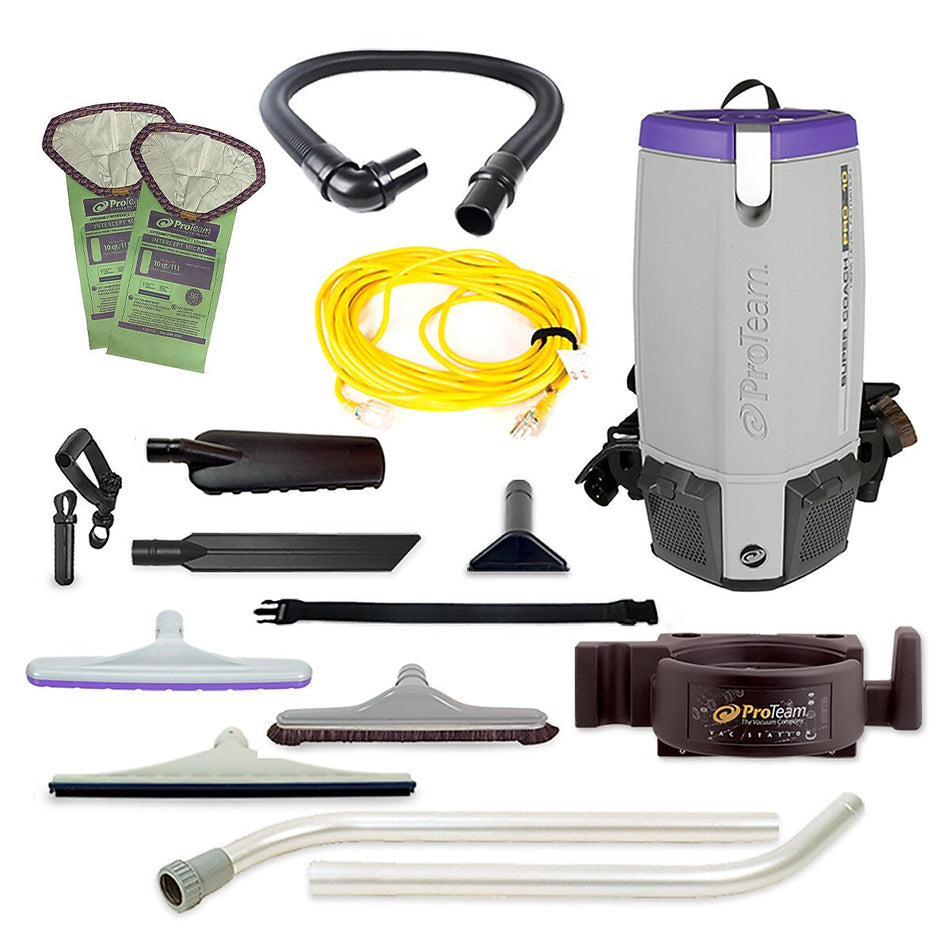ProTeam Super Coach Pro 10, 10 qt. Backpack Vacuum w/ OS1 Kit