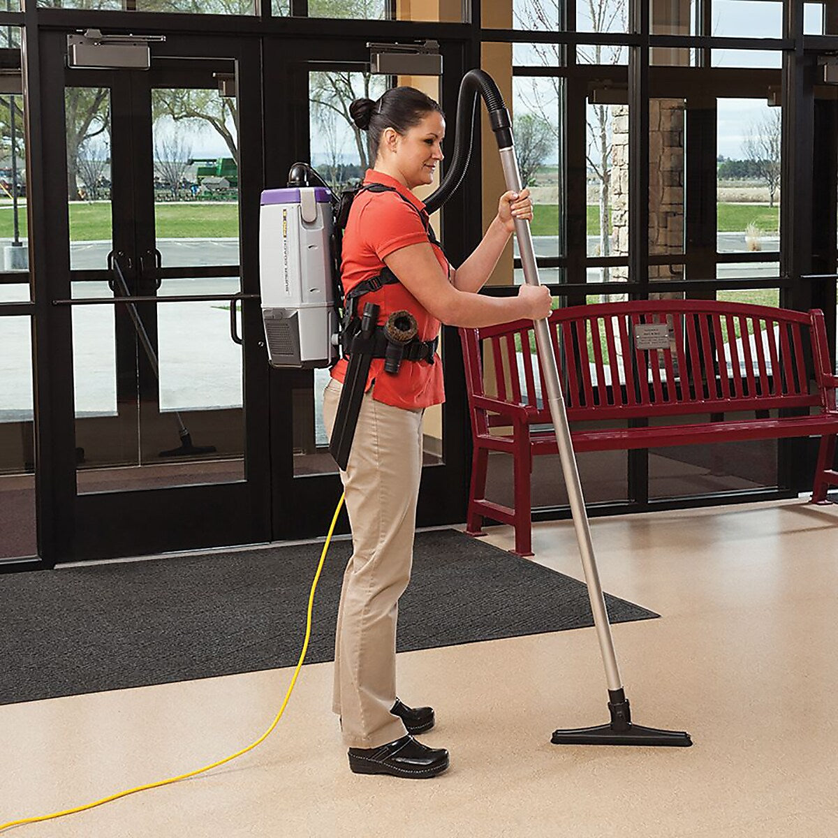 ProTeam Super Coach Pro 6, 6 qt. Backpack Vacuum w/ 15