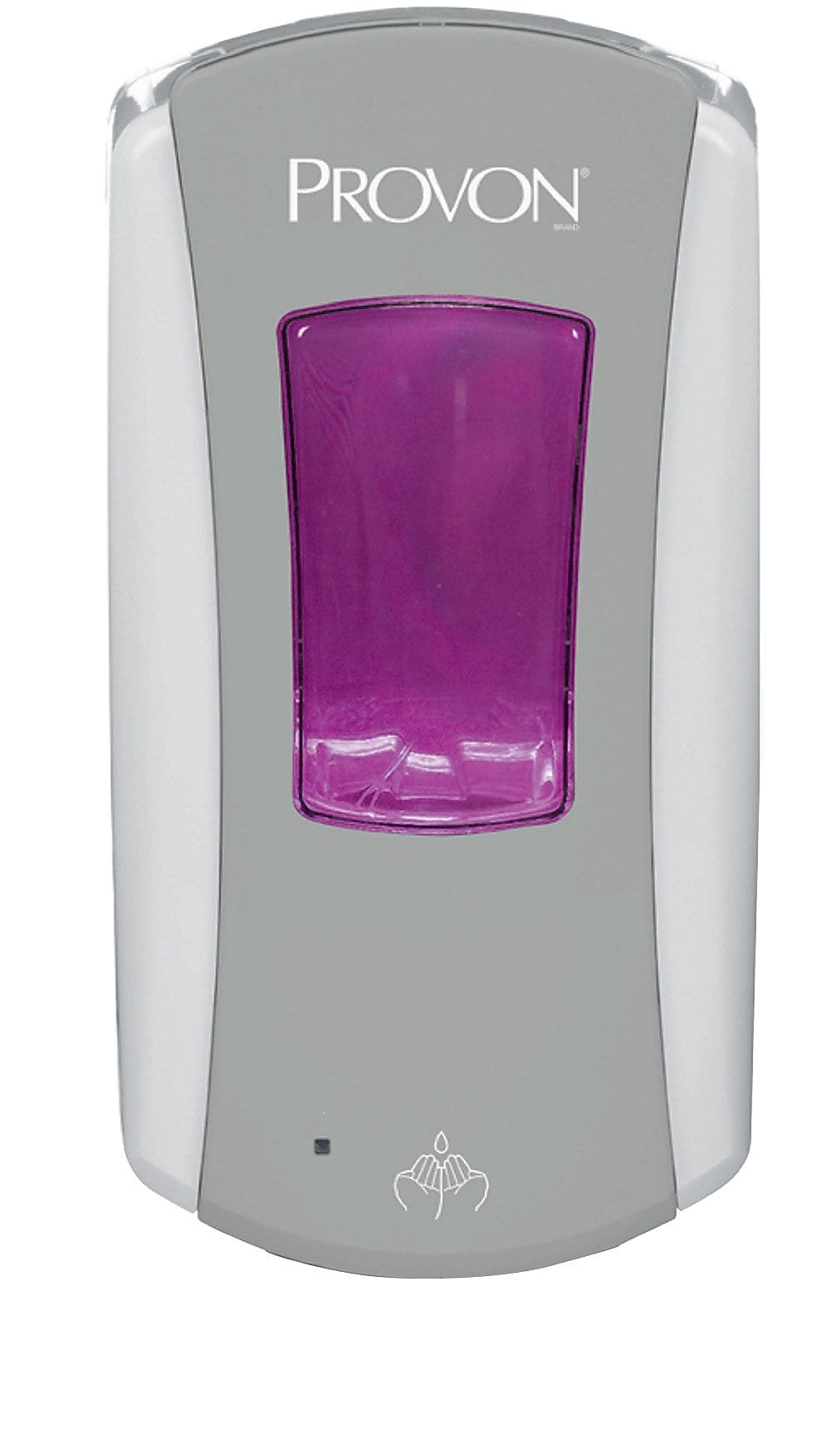 PROVON LTX Automatic Wall Mounted Hand Soap Dispenser, Gray/Silver