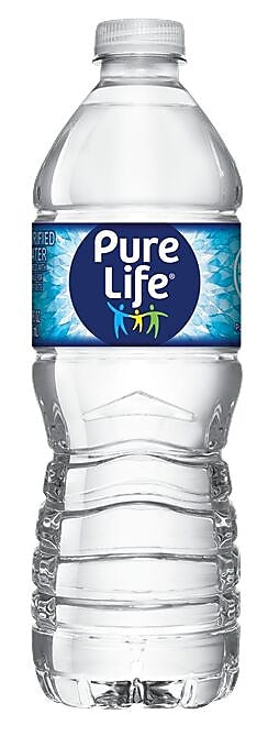 Pure Life Purified Water, 16.9 Fl oz. Plastic Bottled Water, 24/Carton