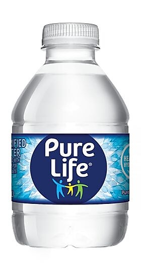 Pure Life Purified Water, 8 Fl oz., 24/Carton