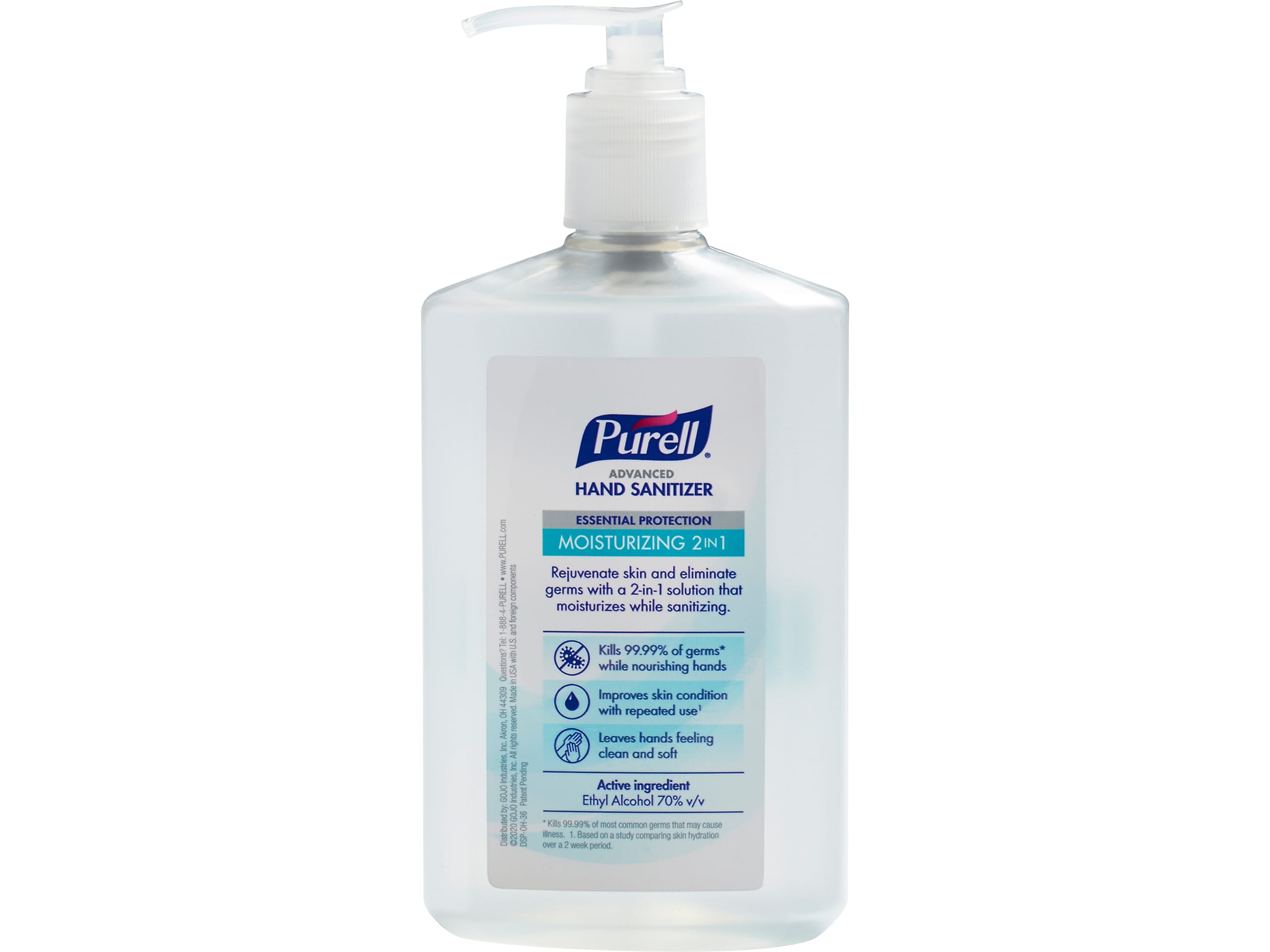 PURELL 2in1 Moisturizing Advanced Gel Hand Sanitizer, 12 oz