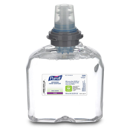 PURELL Advanced 70% Alcohol Foaming Hand Sanitizer Refill for TFX, 1200 mL., 2/Carton