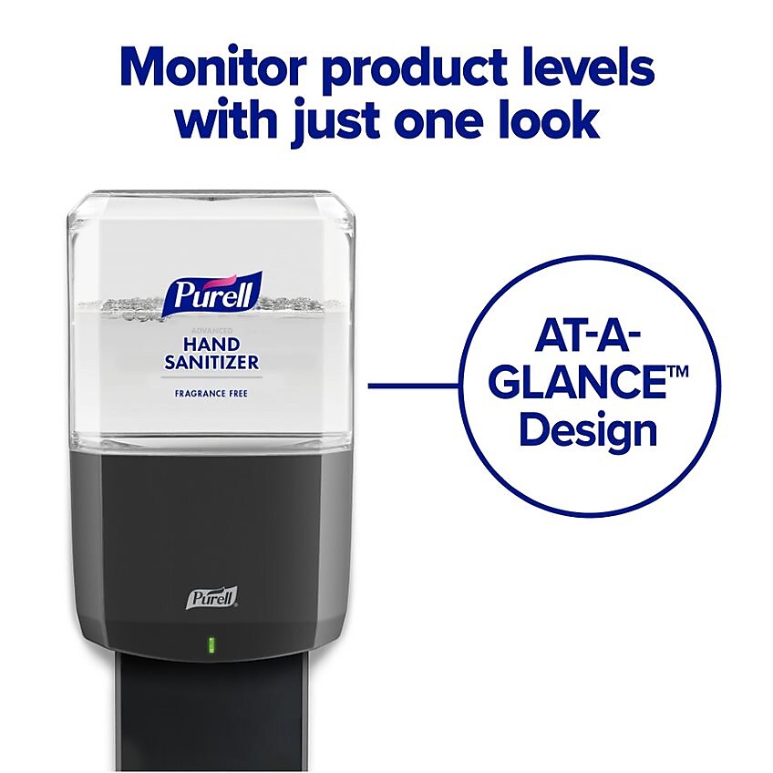 PURELL Advanced 70% Alcohol Gel Hand Sanitizer Refill for ES6 Dispenser, 1200 mL, 2/Carton