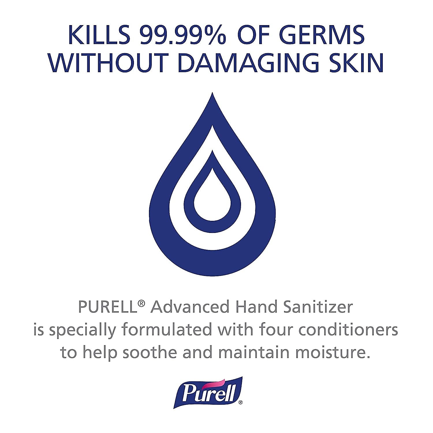 PURELL Advanced Gel Hand Sanitizer Refill for TFX Touch-Free Dispenser, 1200 mL., 4/Carton