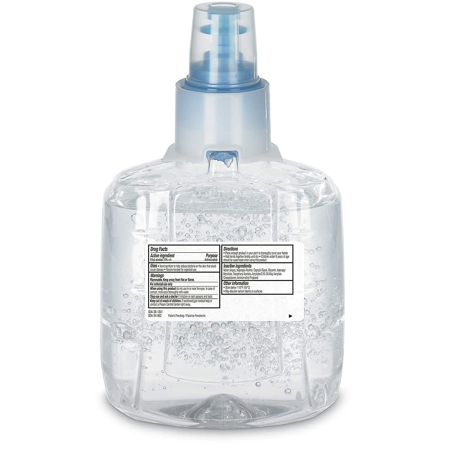 PURELL Advanced Green Certified Gel Hand Sanitizer Refill for LTX-12 Touch-Free Dispenser, 1200 mL., 2/CT