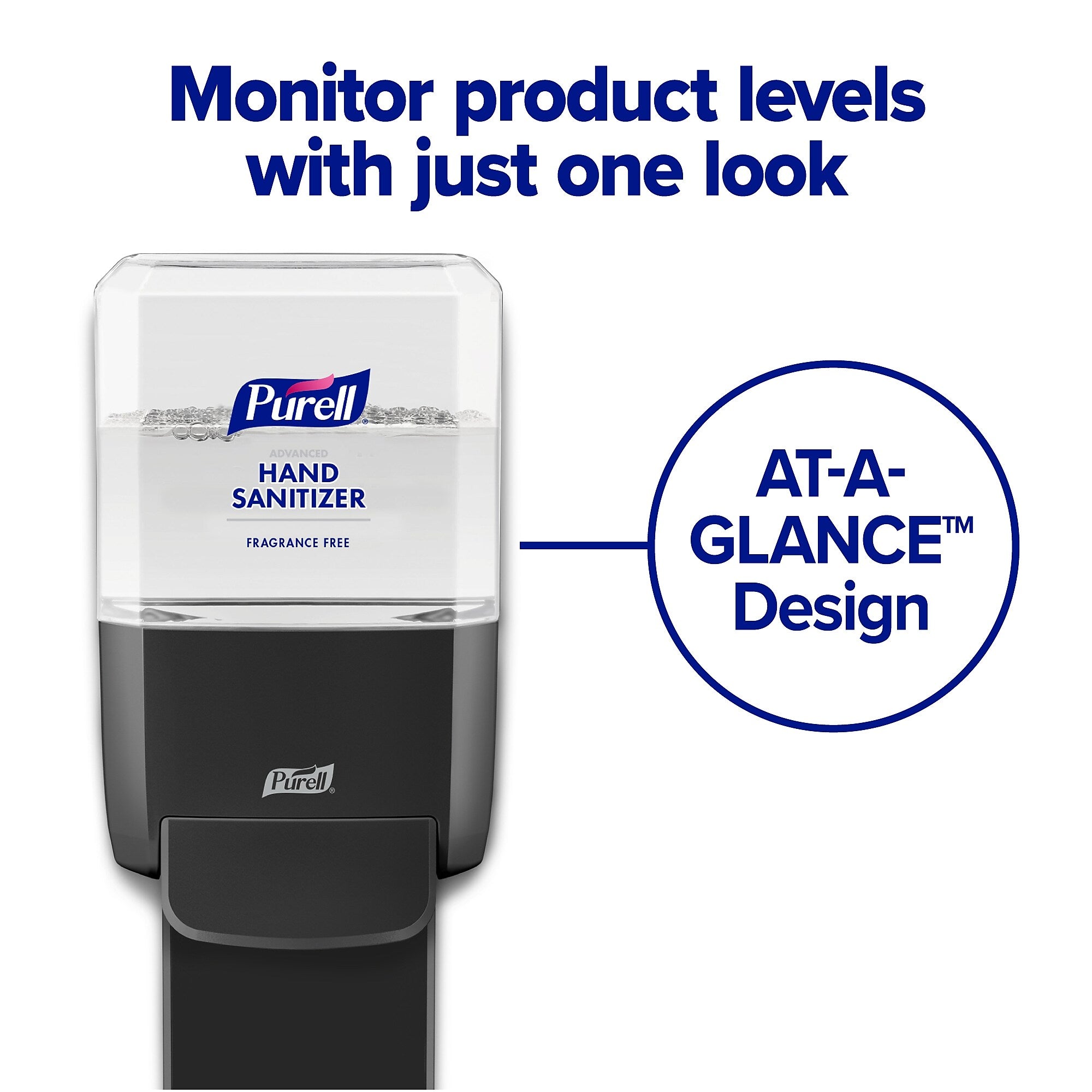 PURELL Advanced Hand Sanitizer Foam Refill for PURELL ES4 Manual Hand Sanitizer Dispenser, 1200 mL, 2/CT